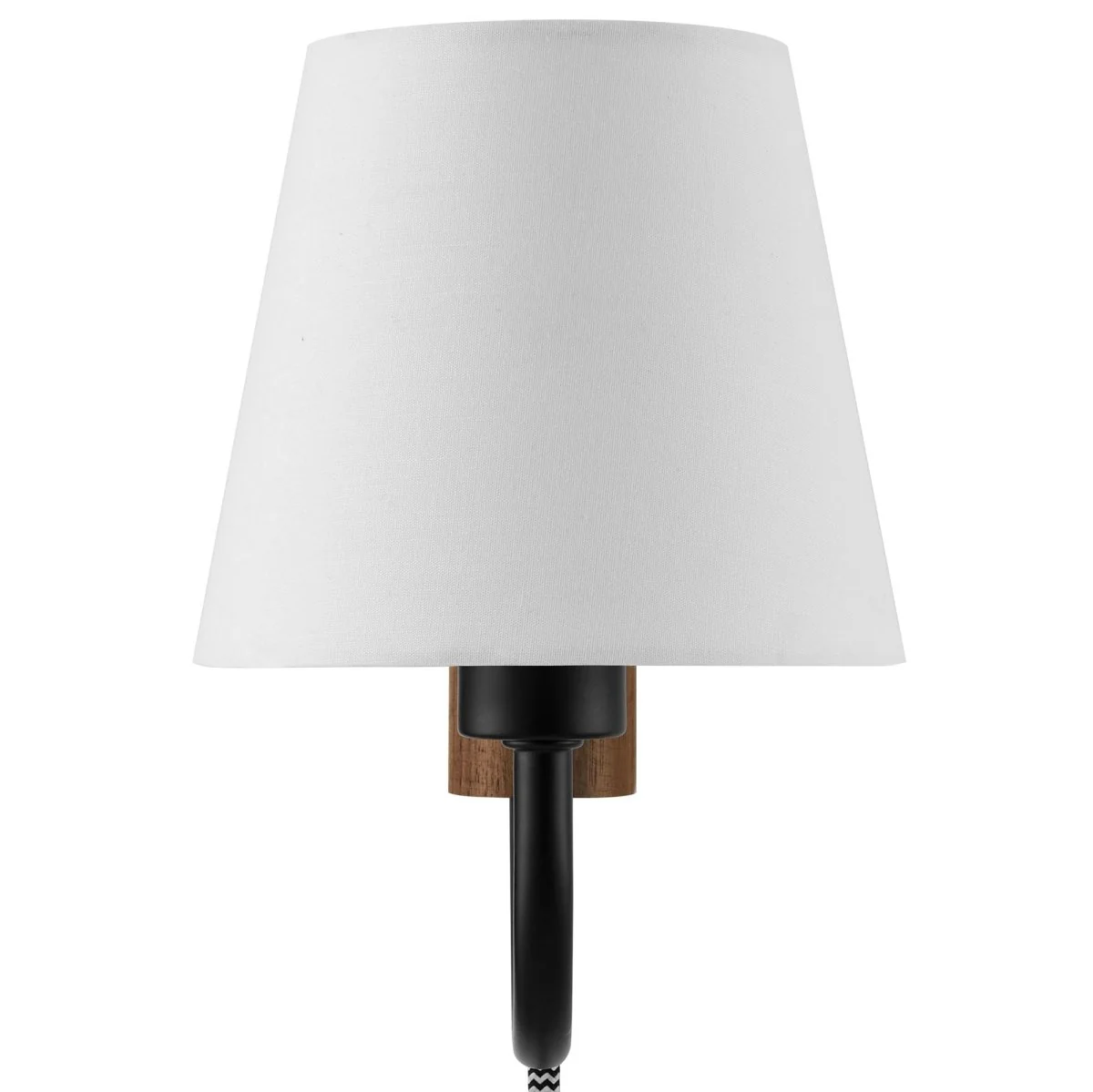1-Light Swivel Wall Sconce with Fabric Shade for Hallway Bedroom Living Room - Image 8