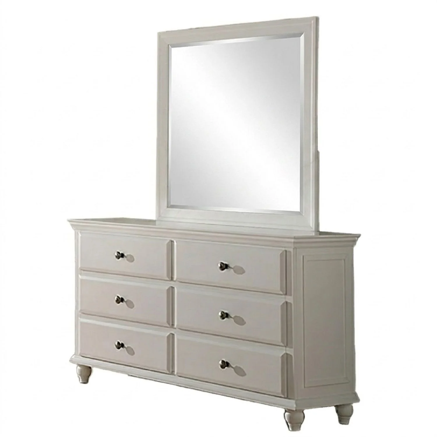1 Piece Dresser Bedroom Furniture - White - Image 3