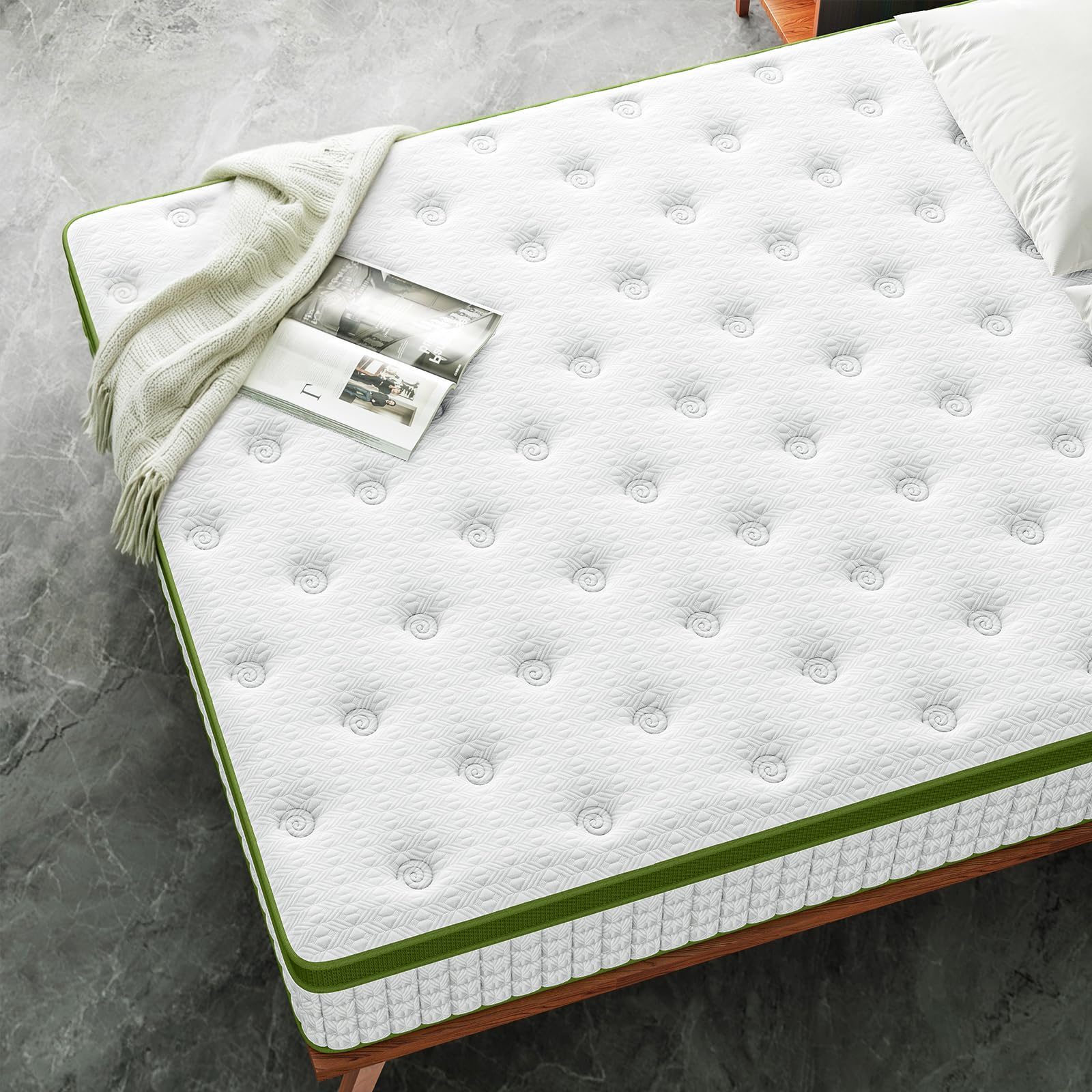 14" Hybrid Mattress With Gel Memory Foam And Pocket Springs - Image 6