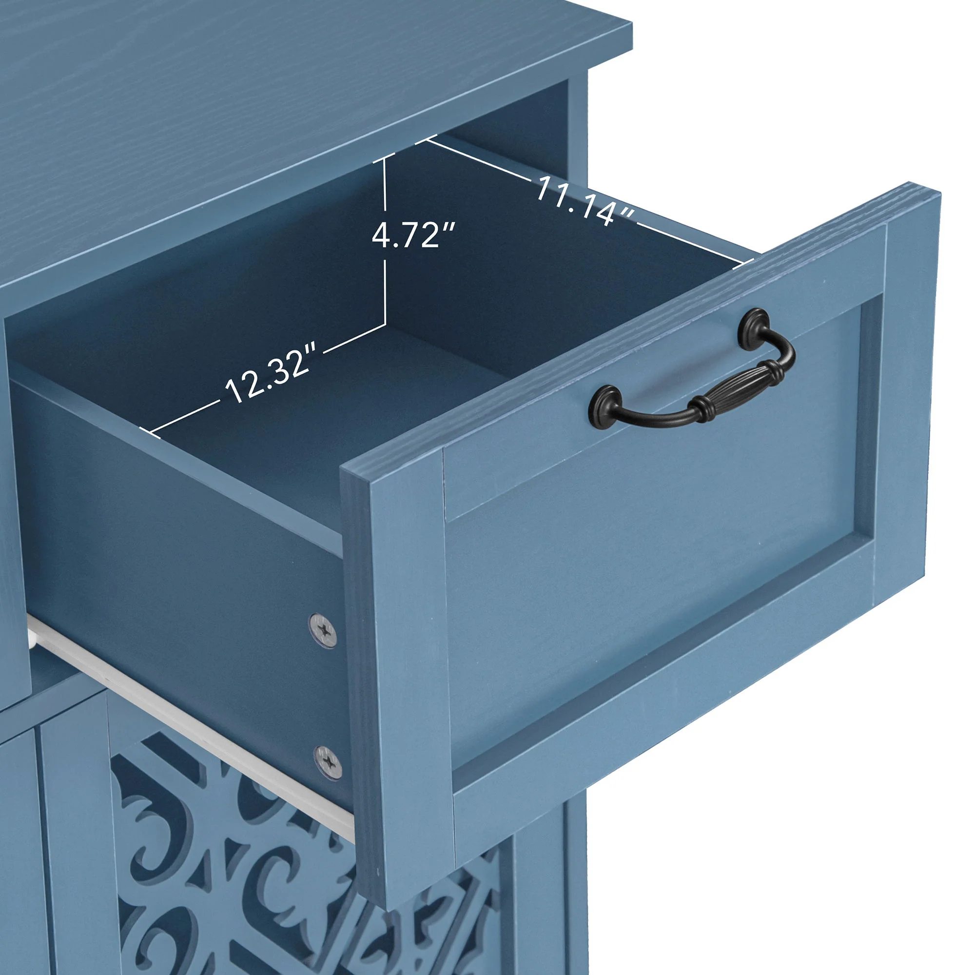 2 Door 2 Drawer Elegant Cabinet - Image 13
