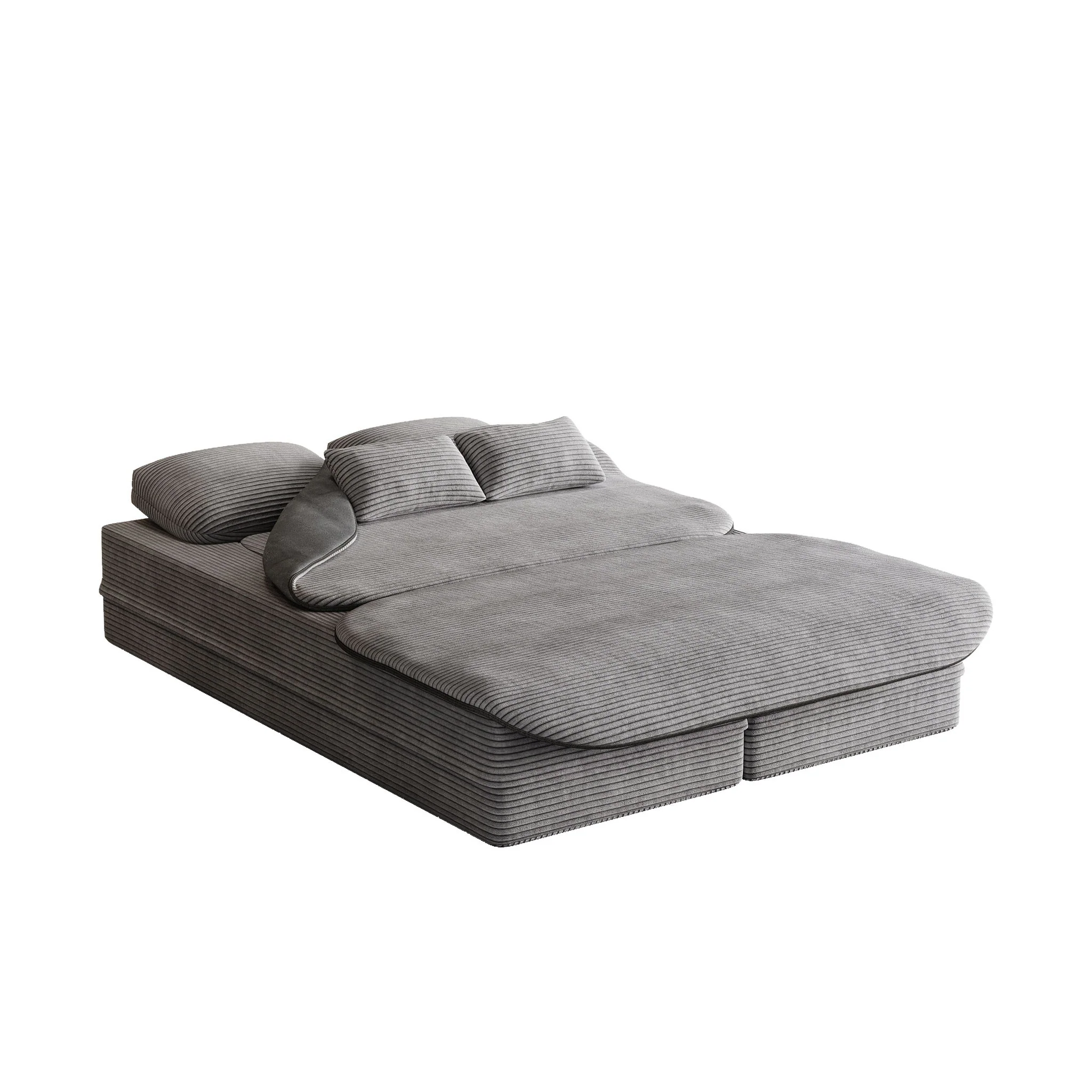2 In 1 Foldable Sofa Bed With Multi Functional Blanket - Image 22
