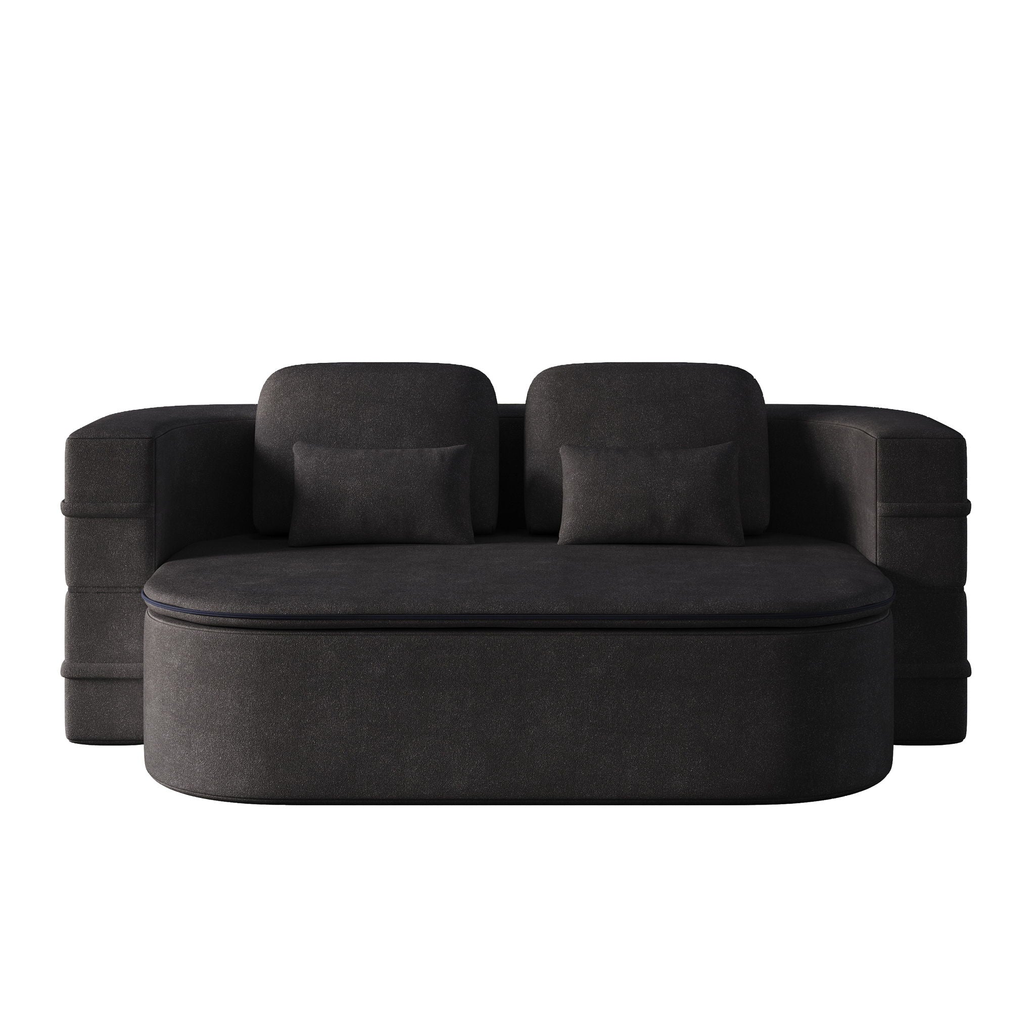 2 In 1 Foldable Sofa Bed With Multi Functional Blanket, Floor Lounge Sofa - Image 4
