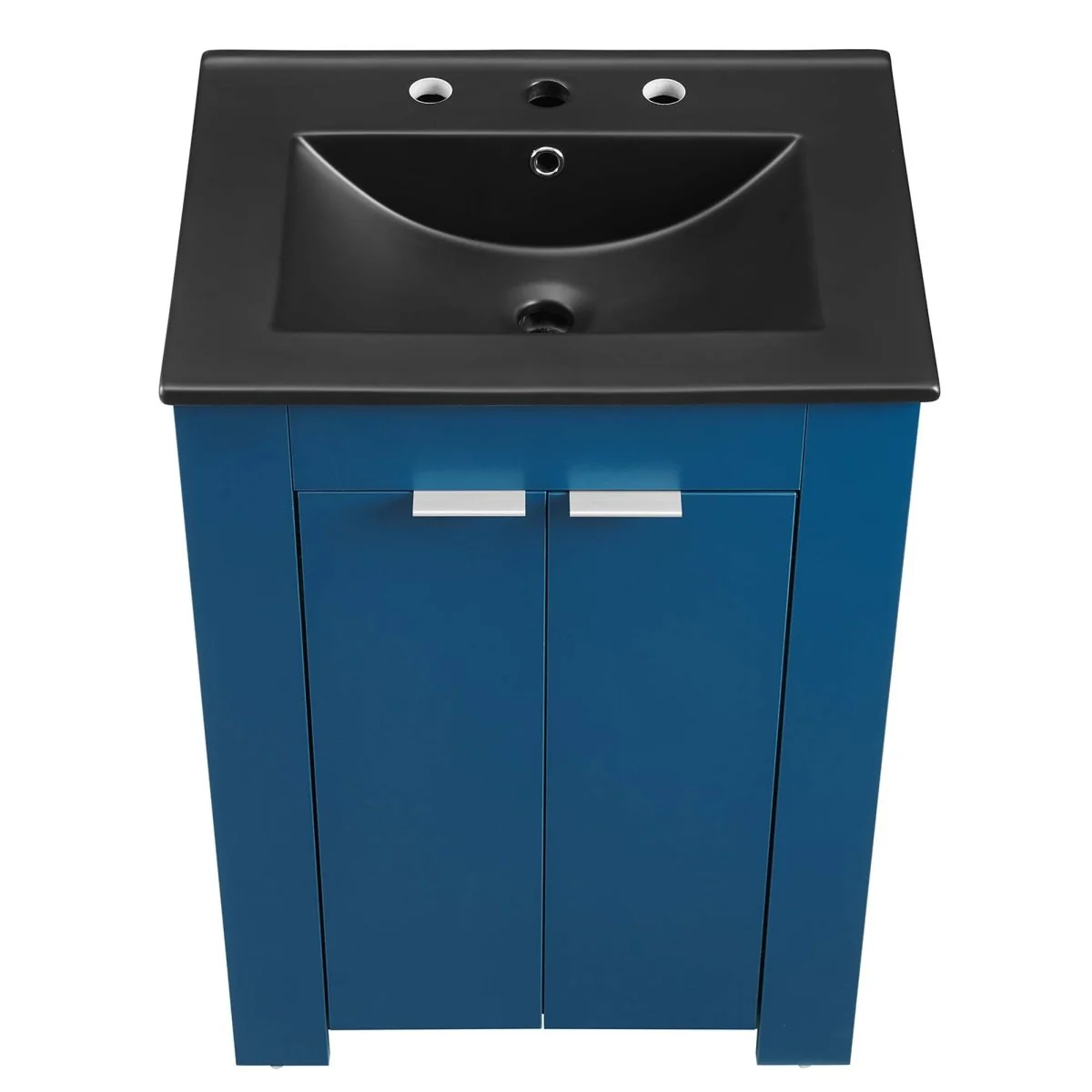 24" Modern Bathroom Vanity with Integrated Sink and Low-Profile Legs, Freestanding - Image 22