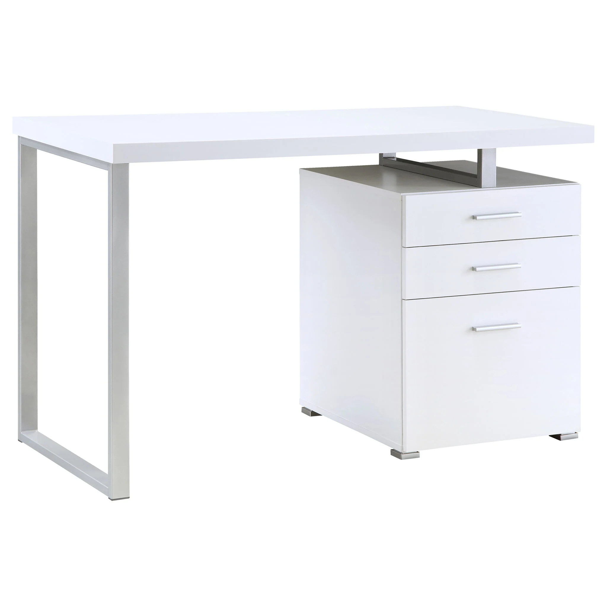 3 Drawer Reversible Office Desk - Image 3
