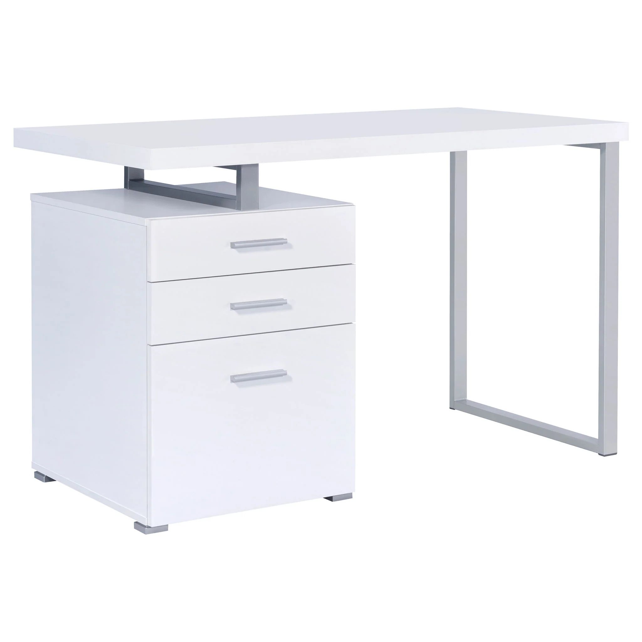 3 Drawer Reversible Office Desk - Image 7