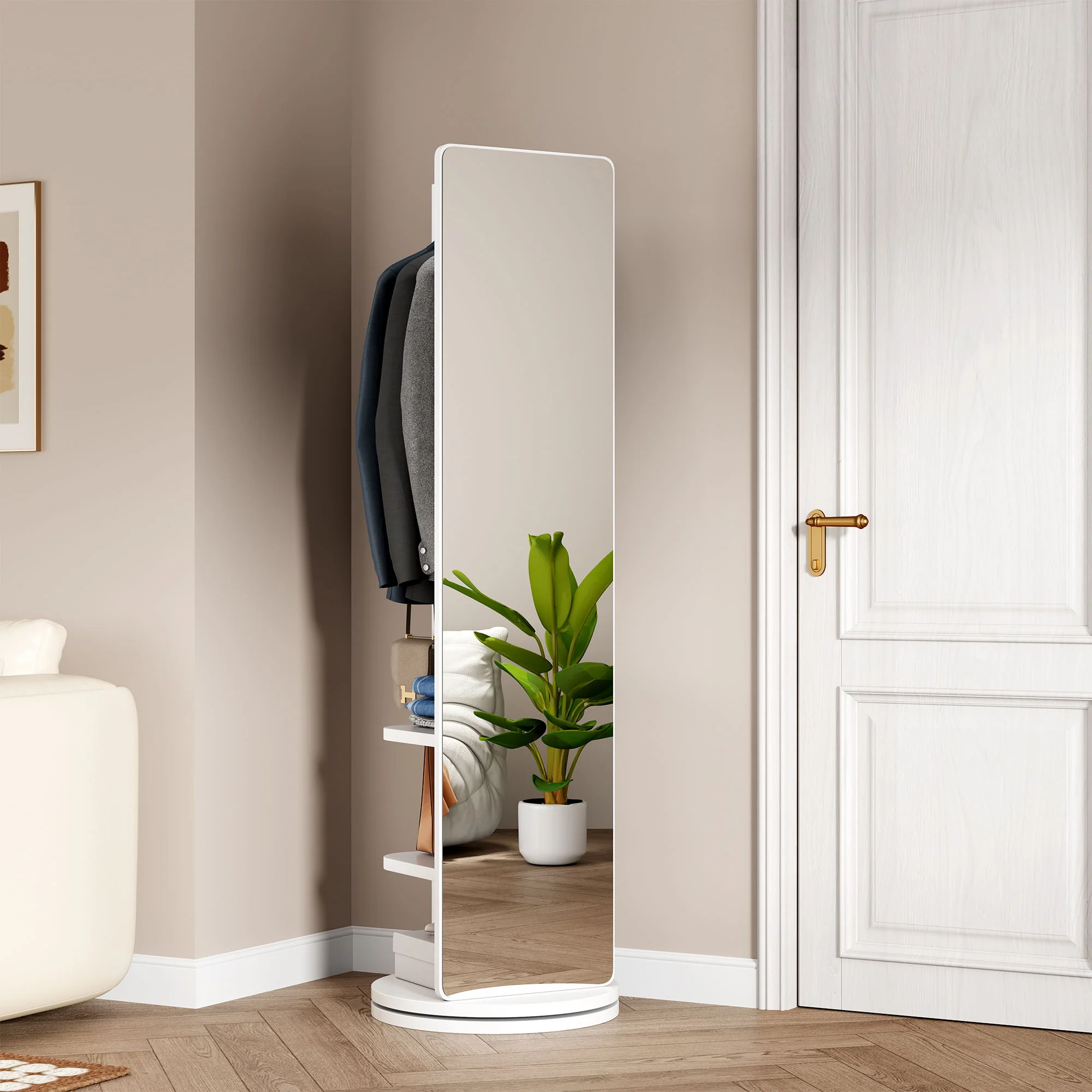 3 In 1 Multifunctional Full Length Clothing Mirror - Image 24