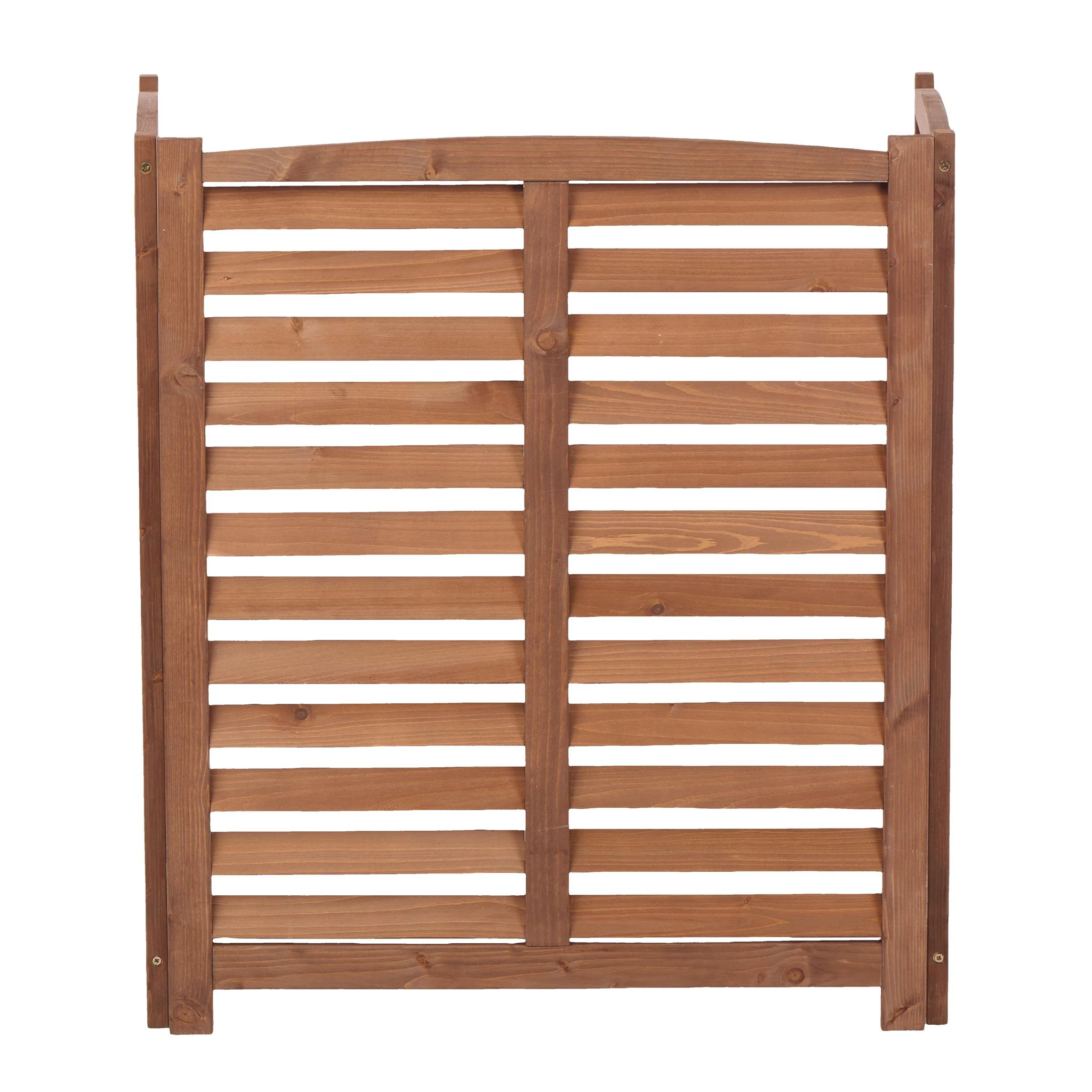 3 Panel Outdoor Wooden Air Conditioner Fence - Image 7