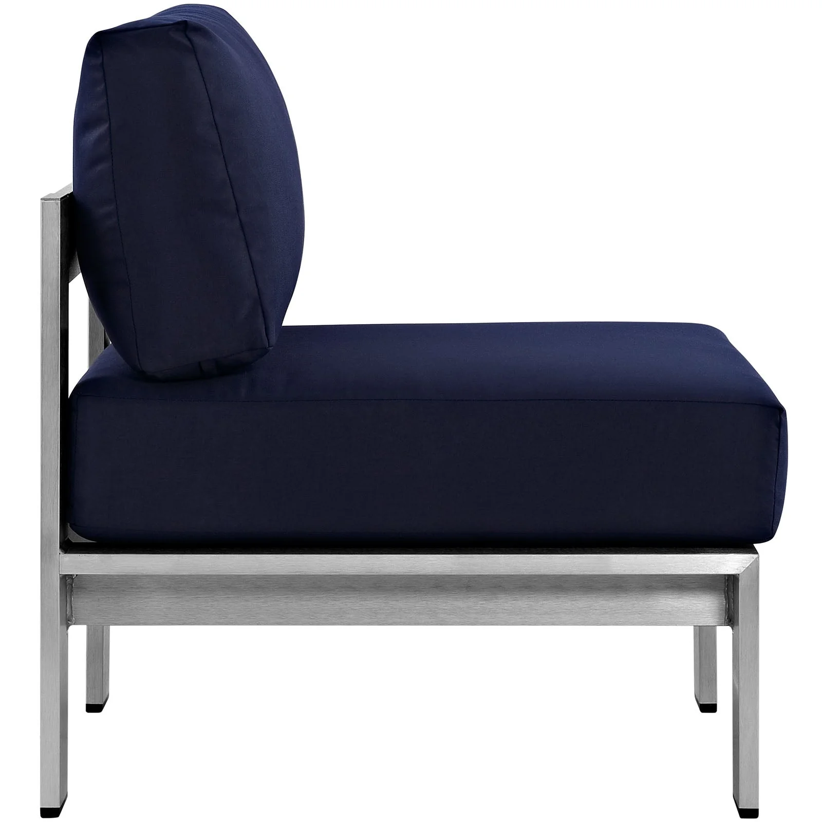 3-Piece Aluminum Patio Sectional Sofa Set with Cushions and Aluminum Frame - Image 16