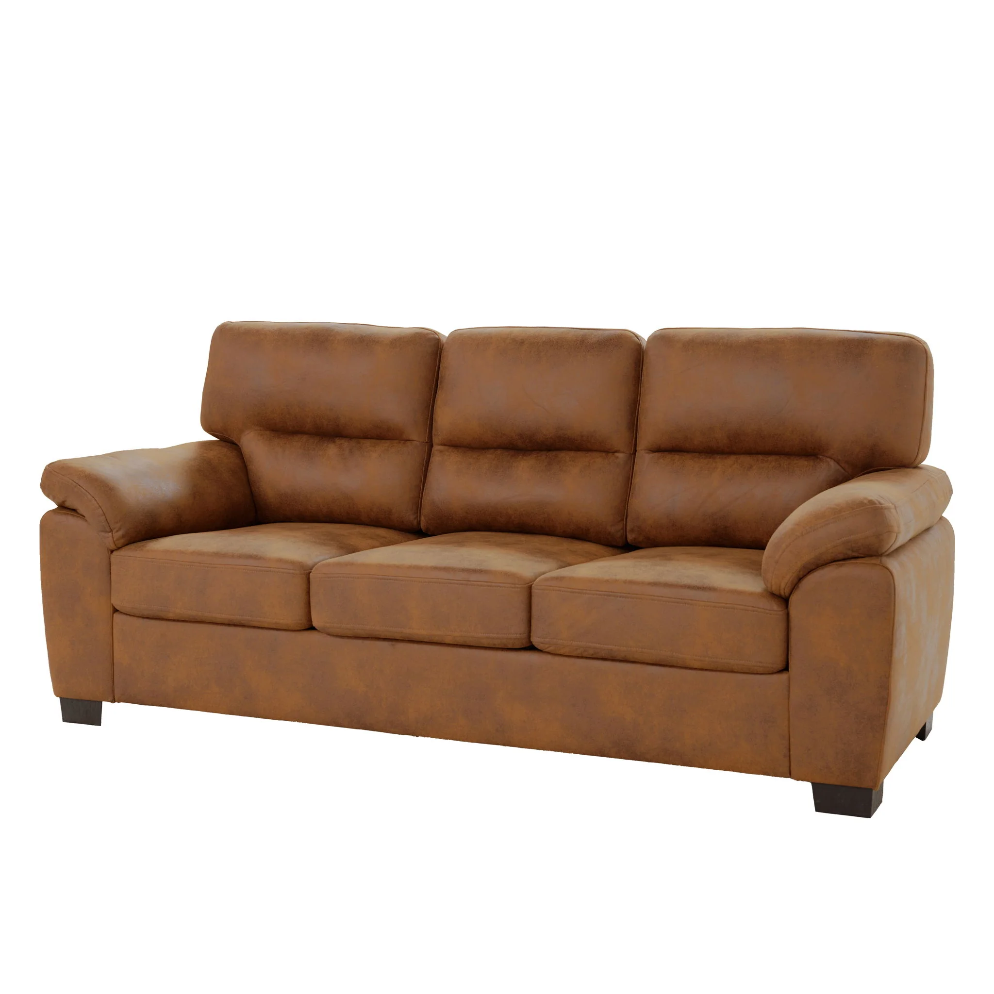 3 Seater Sofa With Padded Armrests And Triangular Leg - Image 18