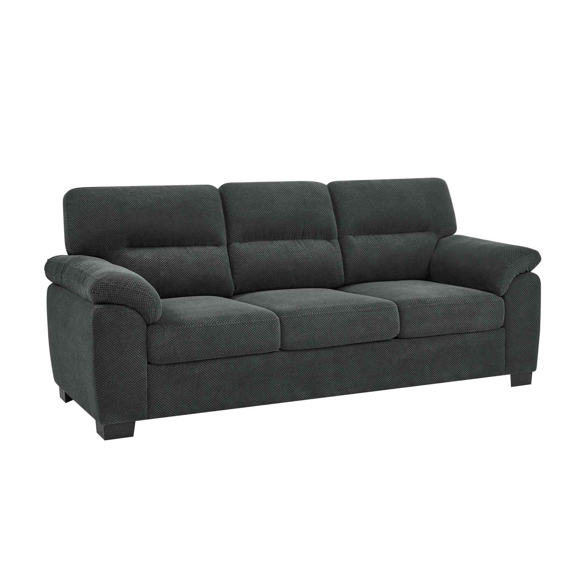3 Seater Sofa With Padded Armrests And Triangular Leg - Image 25