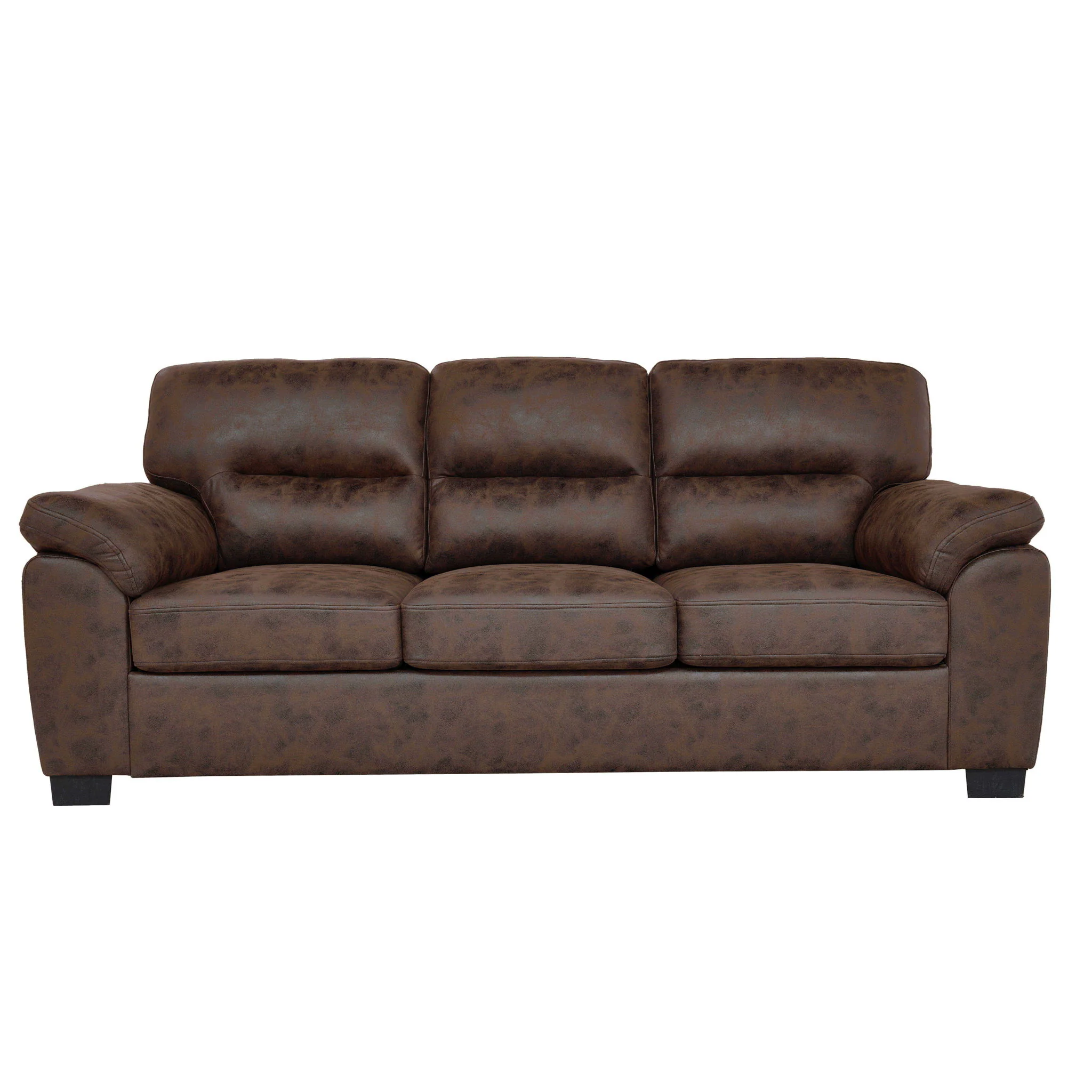 3 Seater Sofa With Padded Armrests And Triangular Leg - Image 6