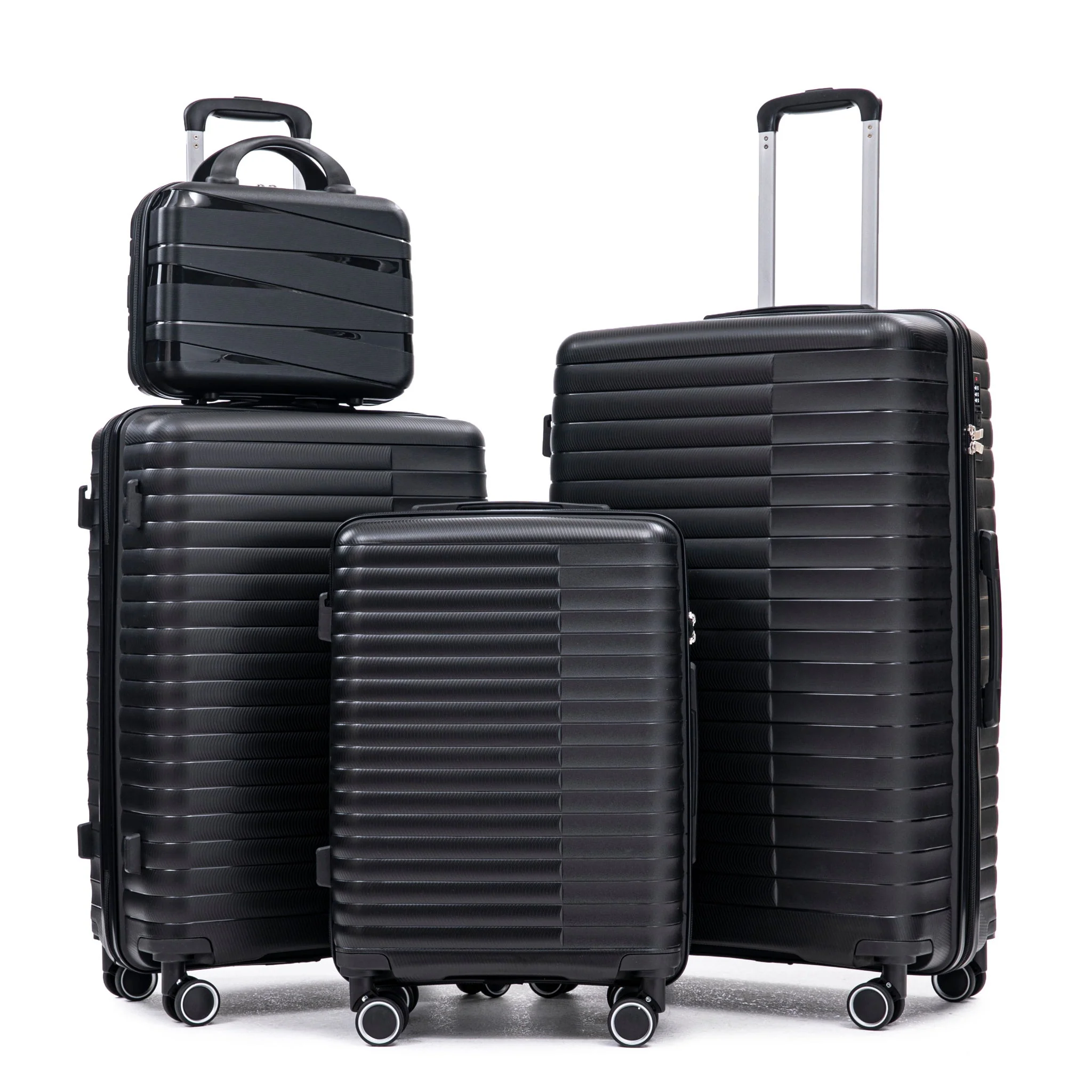 4 Piece Luggage Set, Combination Lock