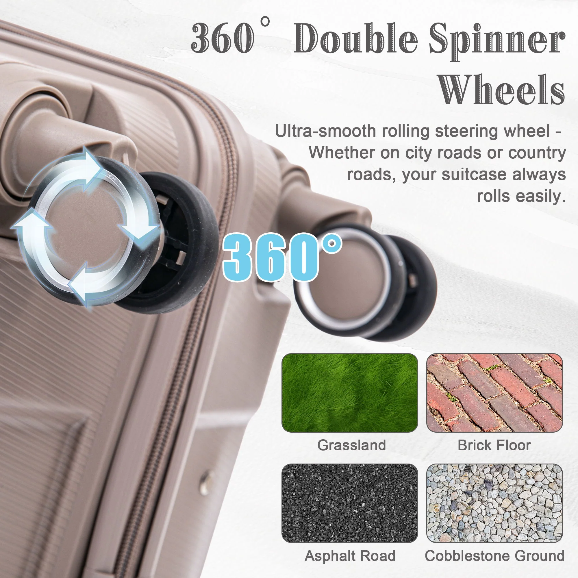 4 Piece Luggage Set, Combination Lock - Image 20
