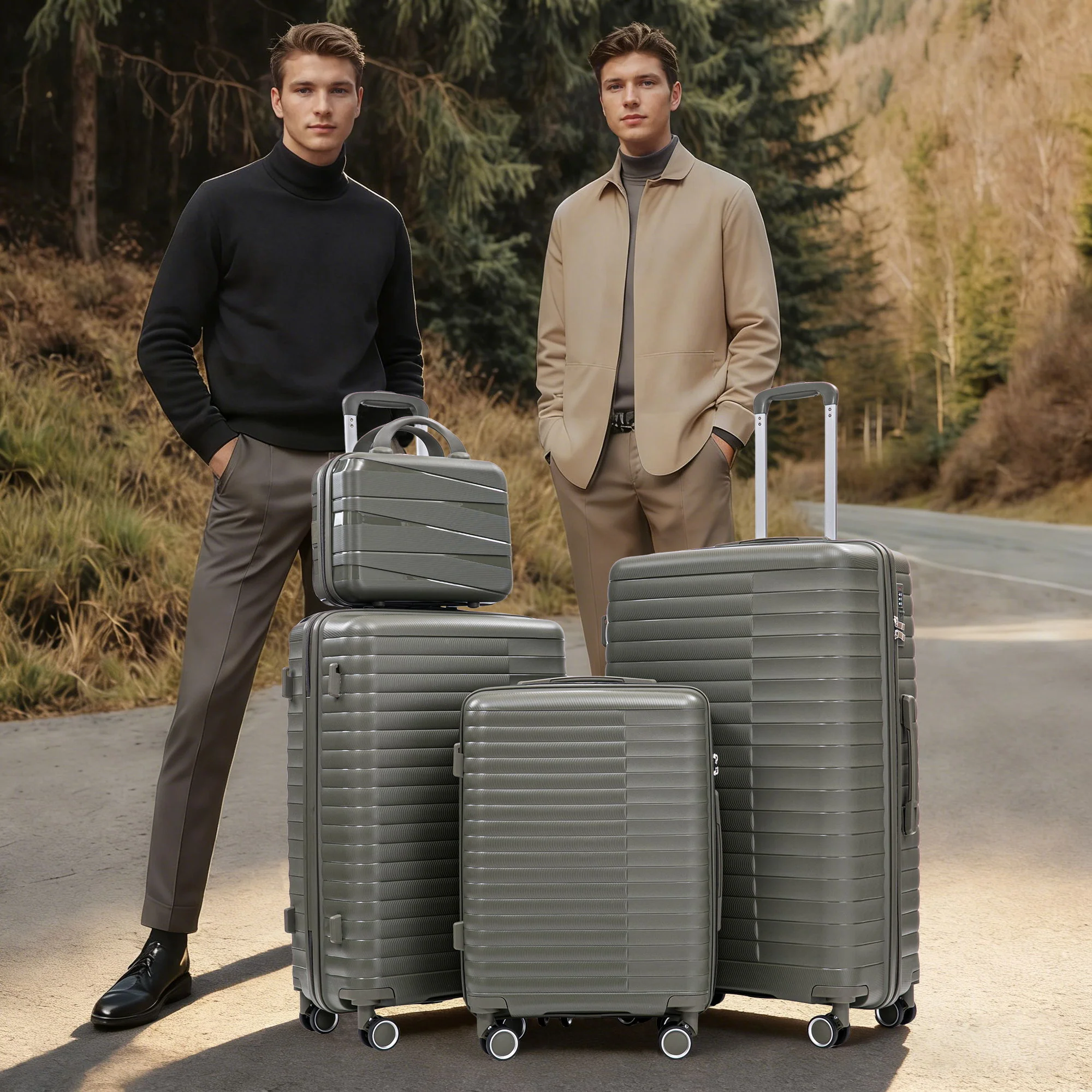 4 Piece Luggage Set, Combination Lock - Image 21