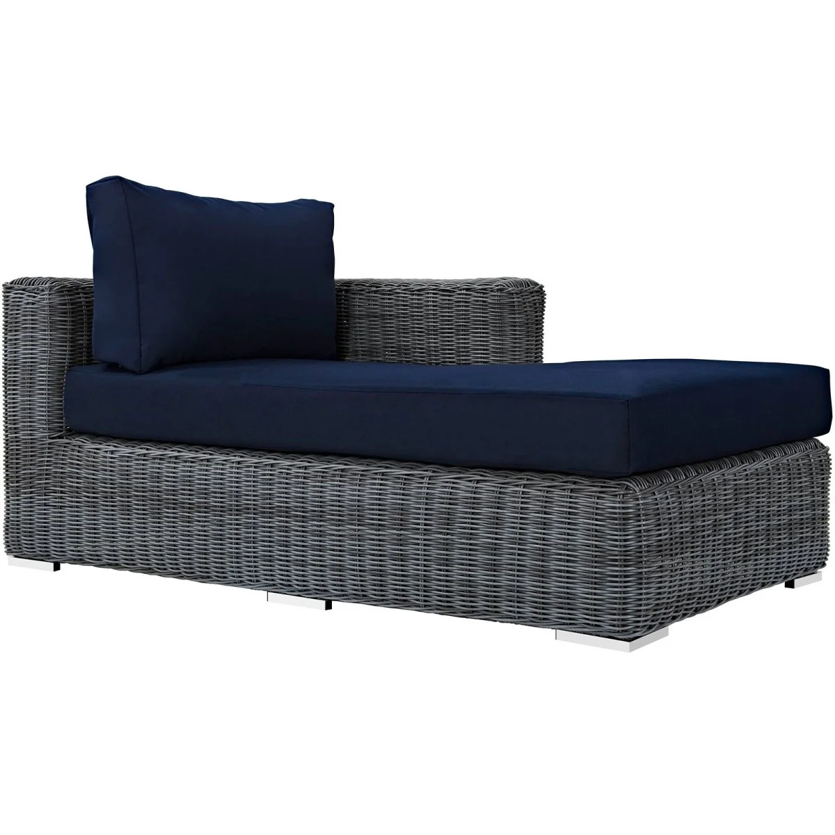 5-Piece Outdoor Sunbrella Fabric Patio Sectional Set - Image 2