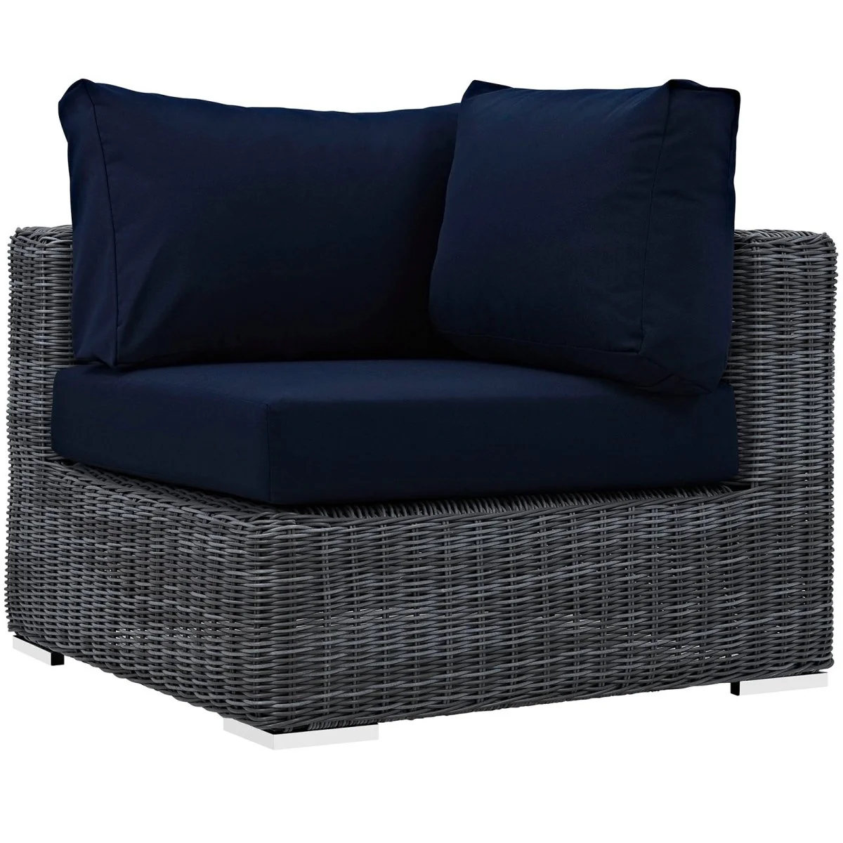 5-Piece Outdoor Sunbrella Fabric Patio Sectional Set - Image 4