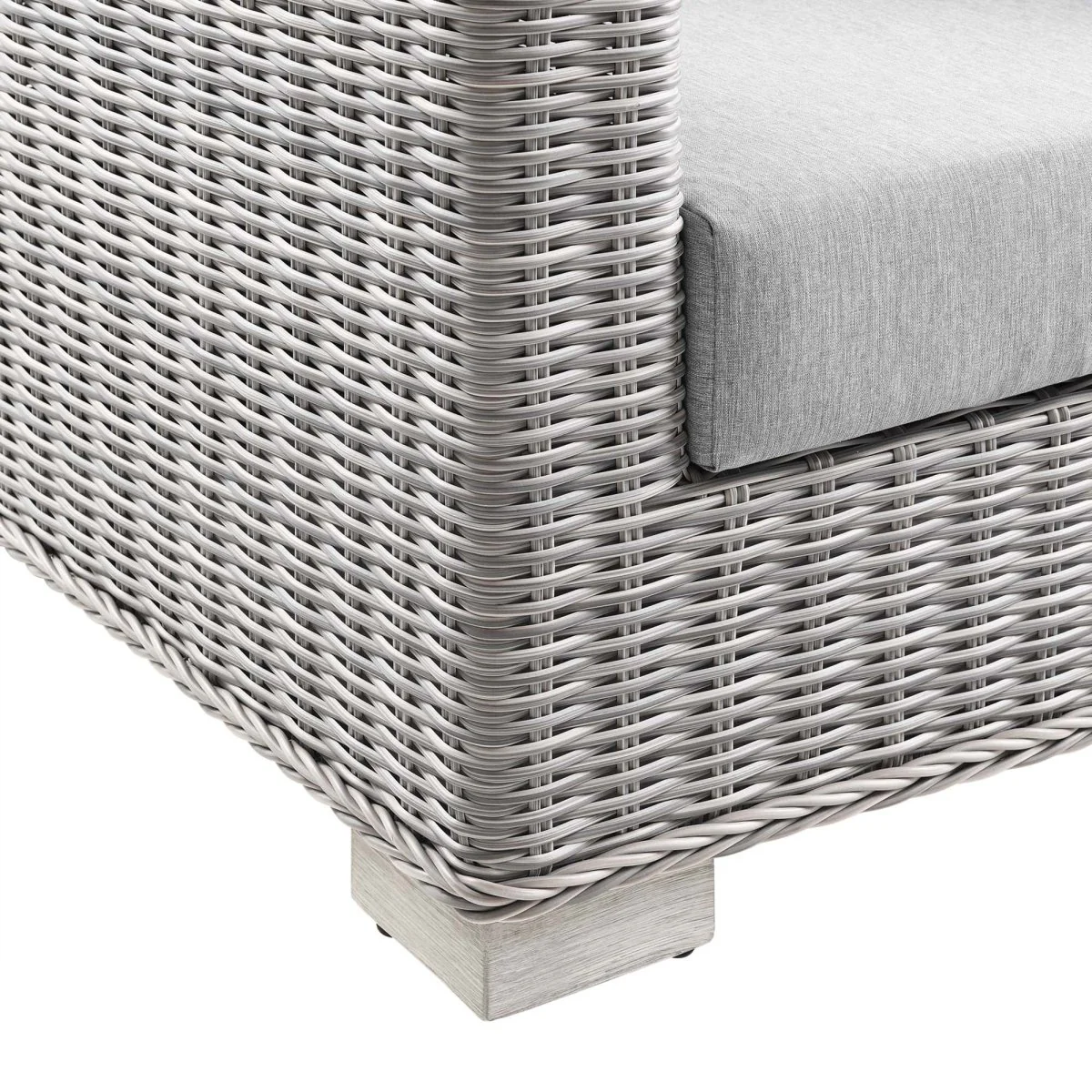 55" Outdoor Wicker Rattan Loveseat for Patio and Garden Seating, Compact Two-Seater - Image 31