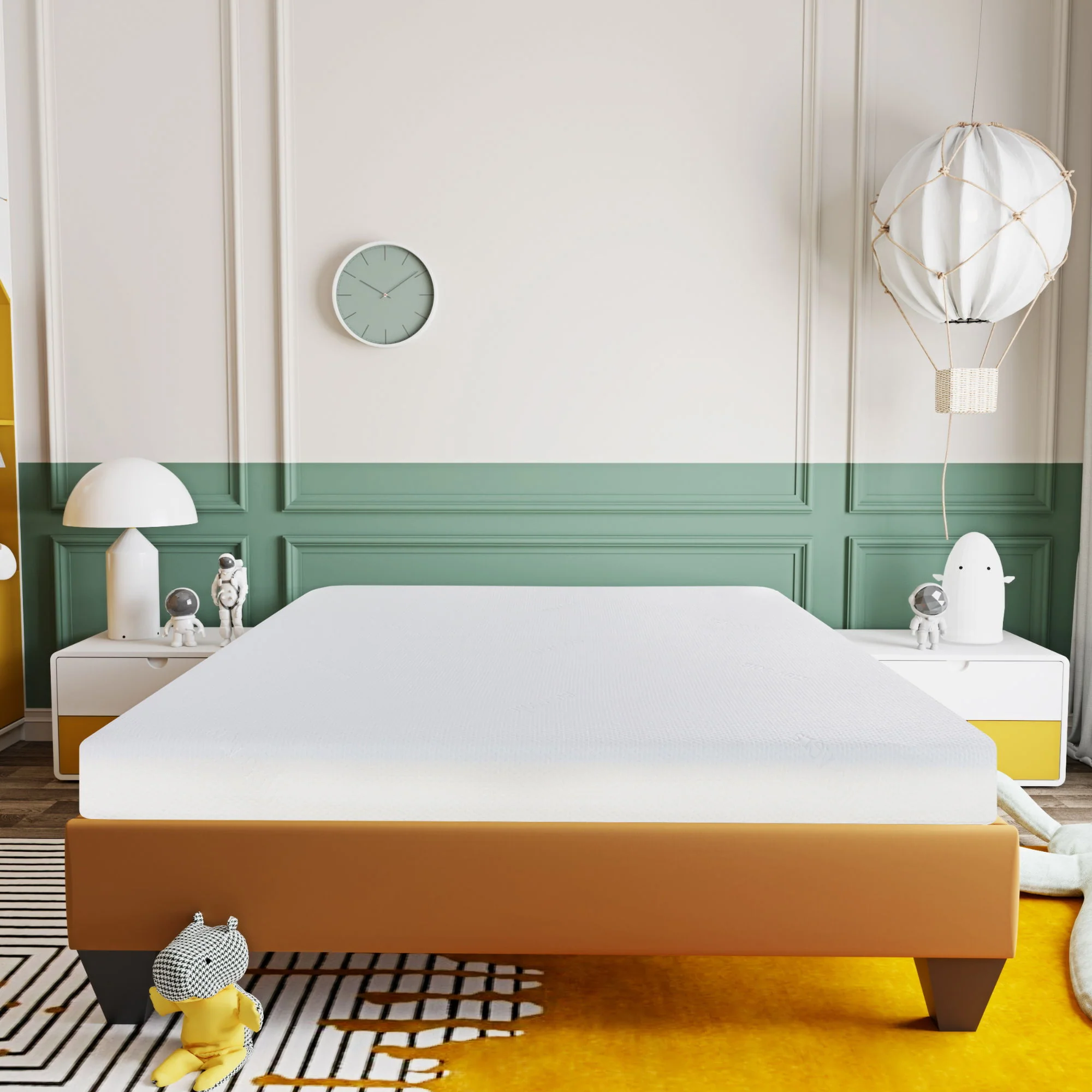 6" Firm Gel Memory Foam Mattress In A Box, Soft Double Layered Mattress Bed - White - Full - Image 7