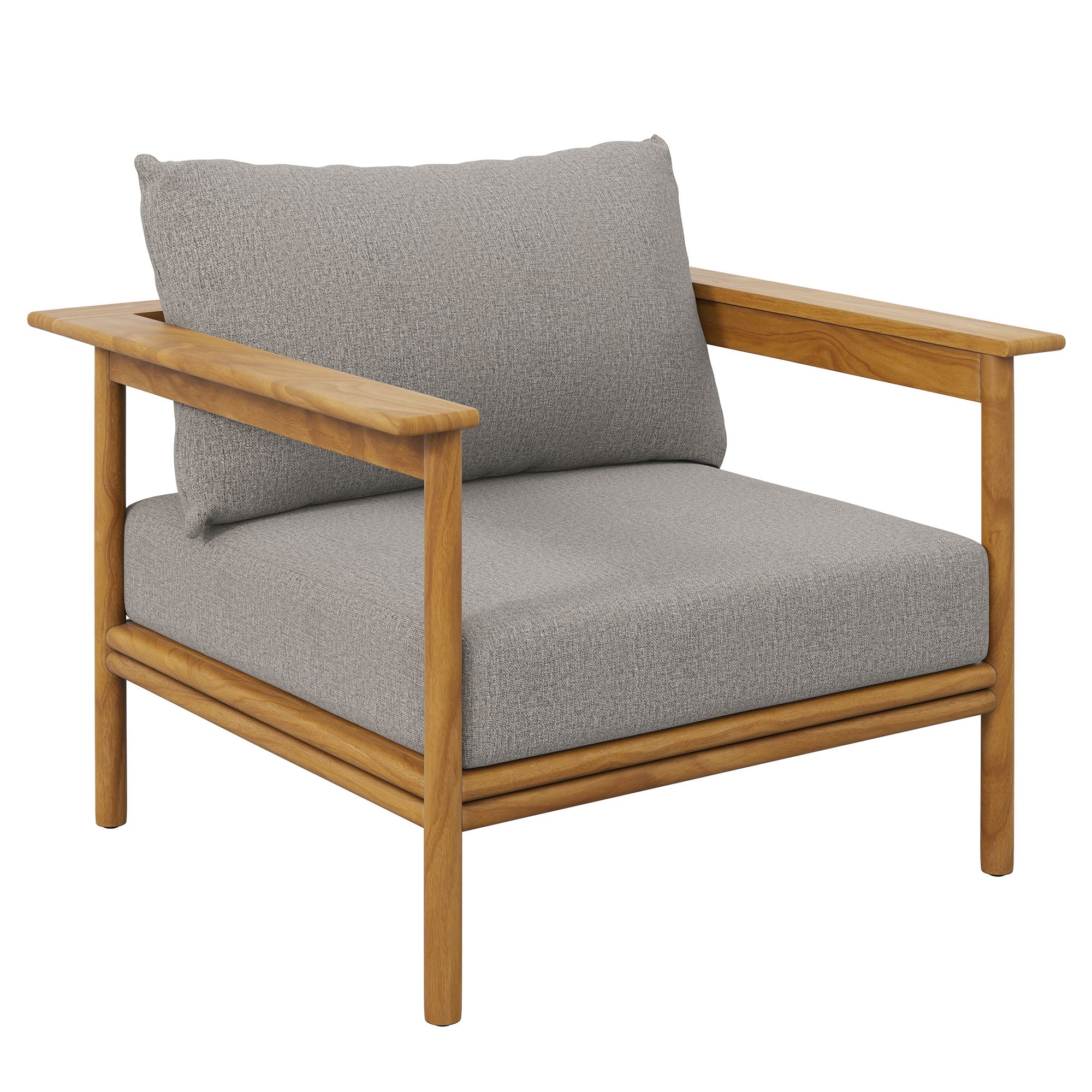 6-Piece Natural Teak Wood Outdoor Patio Furniture Set – All-Weather Seating Collection - Image 15