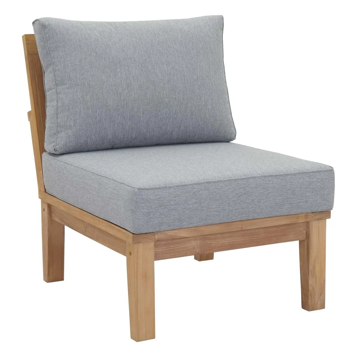97" 3-Piece Teak Wood Outdoor Patio Sofa Set with Cushions, Deep-Seating Design - Image 14