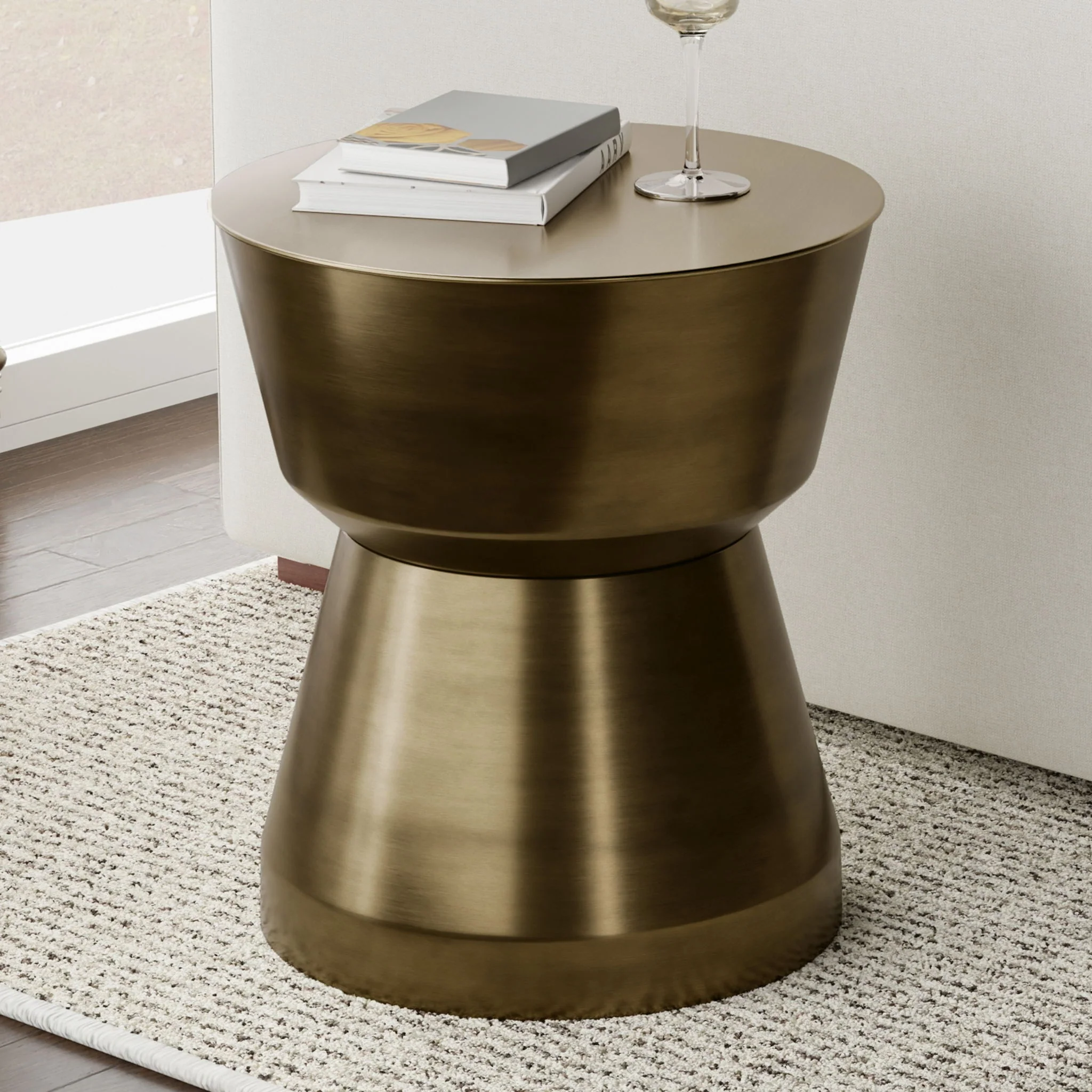 Allegra - Side Table - Antique Brass - Image 9