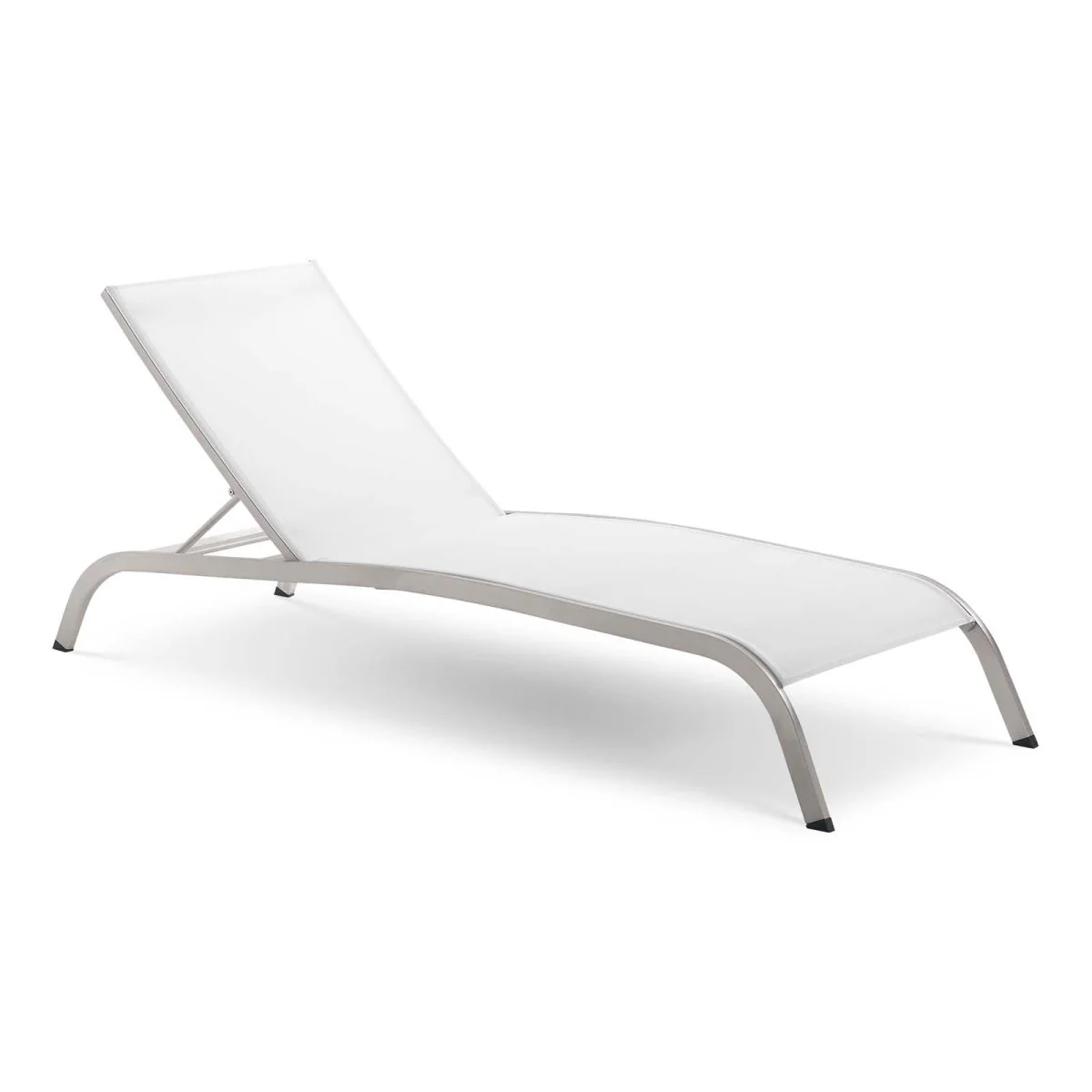 Aluminum Mesh Outdoor Patio Chaise Lounge Chair & Side Table Set – Multiple Configurations - Image 57