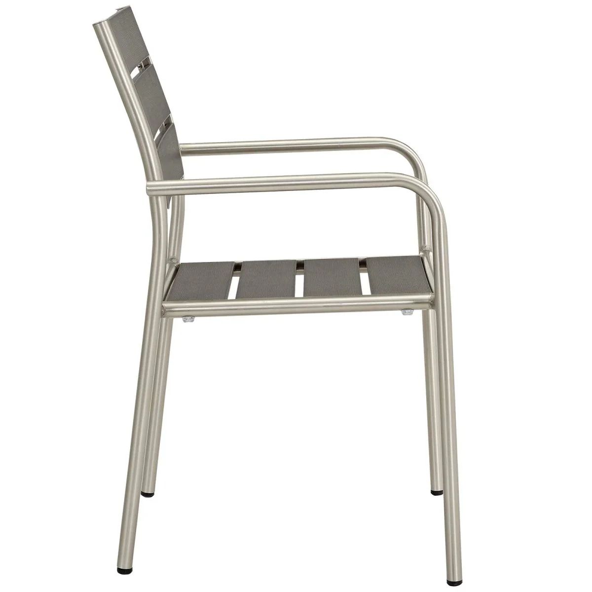 Aluminum Outdoor Dining Set with Wood Accents and Extendable Table for Patio - Image 28