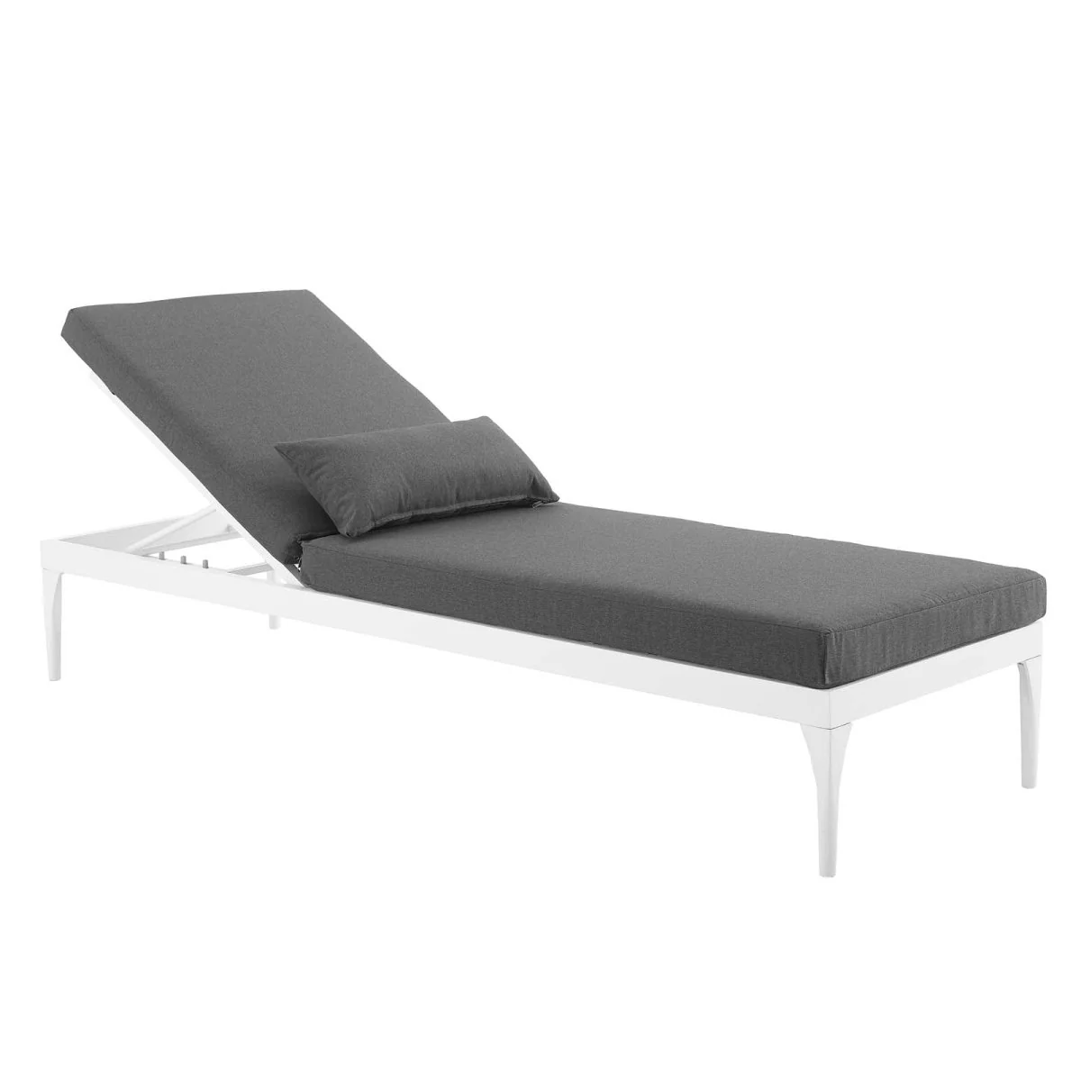 Aluminum Outdoor Patio Chaise Lounge Chair - Durable Weather-Resistant Poolside Recliner - Image 38