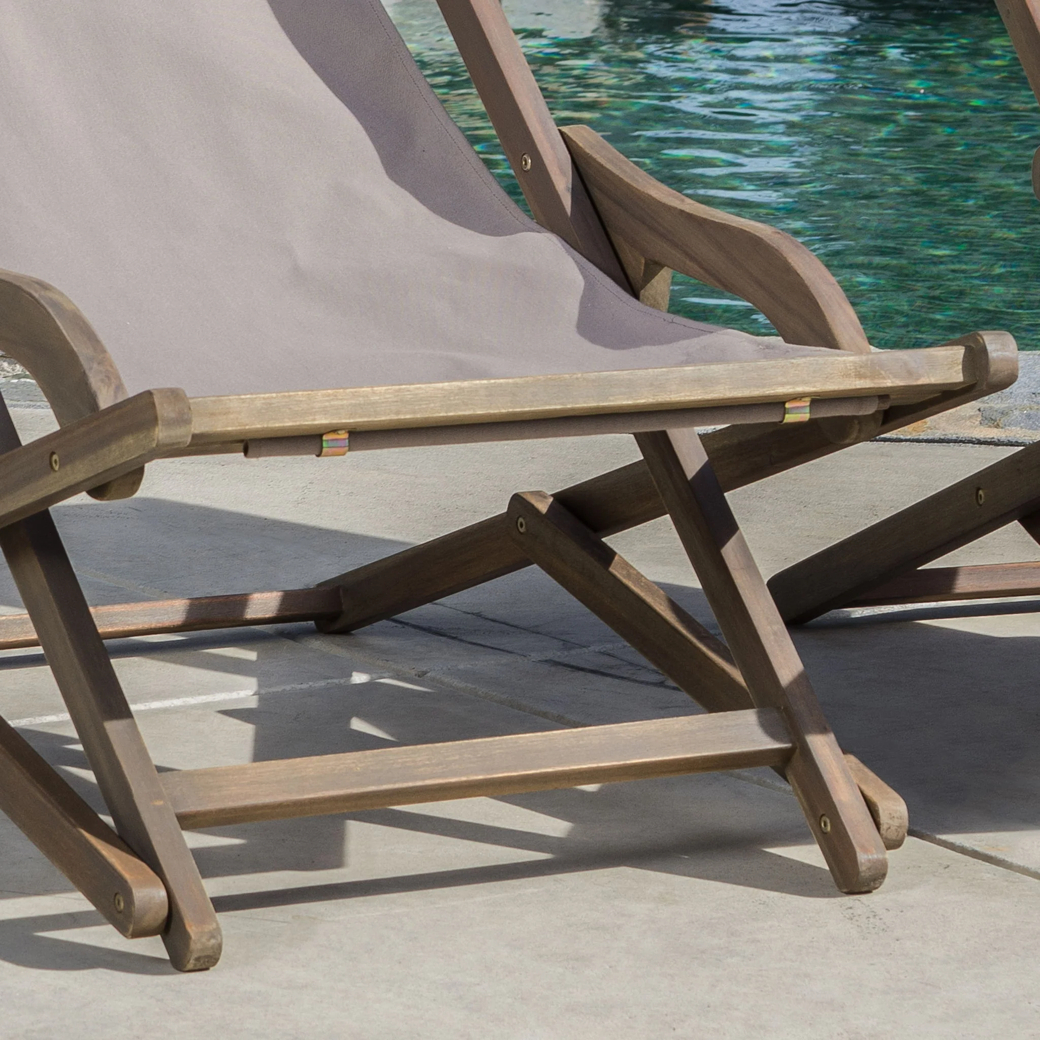 Arcadia - Outdoor Sling Chair With Pillow - Image 4