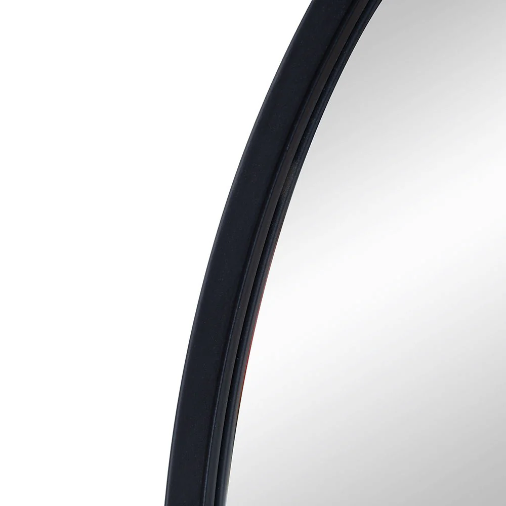 Arched Mirror With Metal Frame, Wall Mirror For Living Room Bedroom Entryway - Image 26