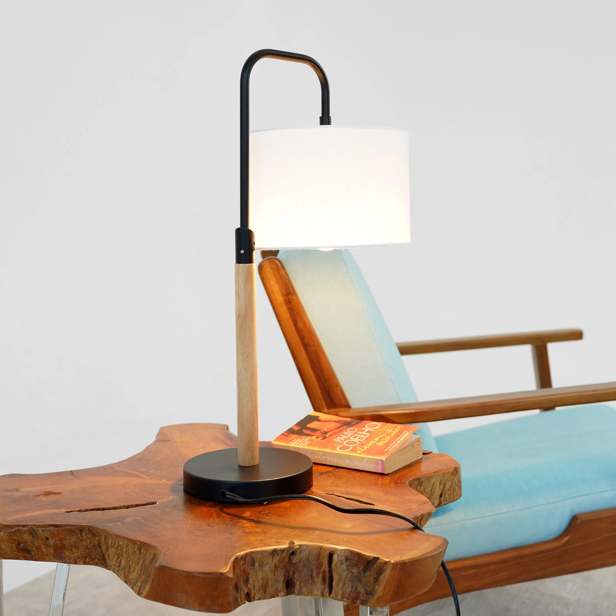 Arcus Paniz - Desk Lamp With Cylinder Shade - Black - Image 9
