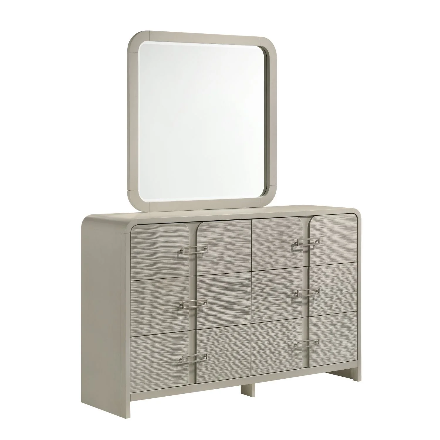 Aria - Mirror - Beige - Image 2