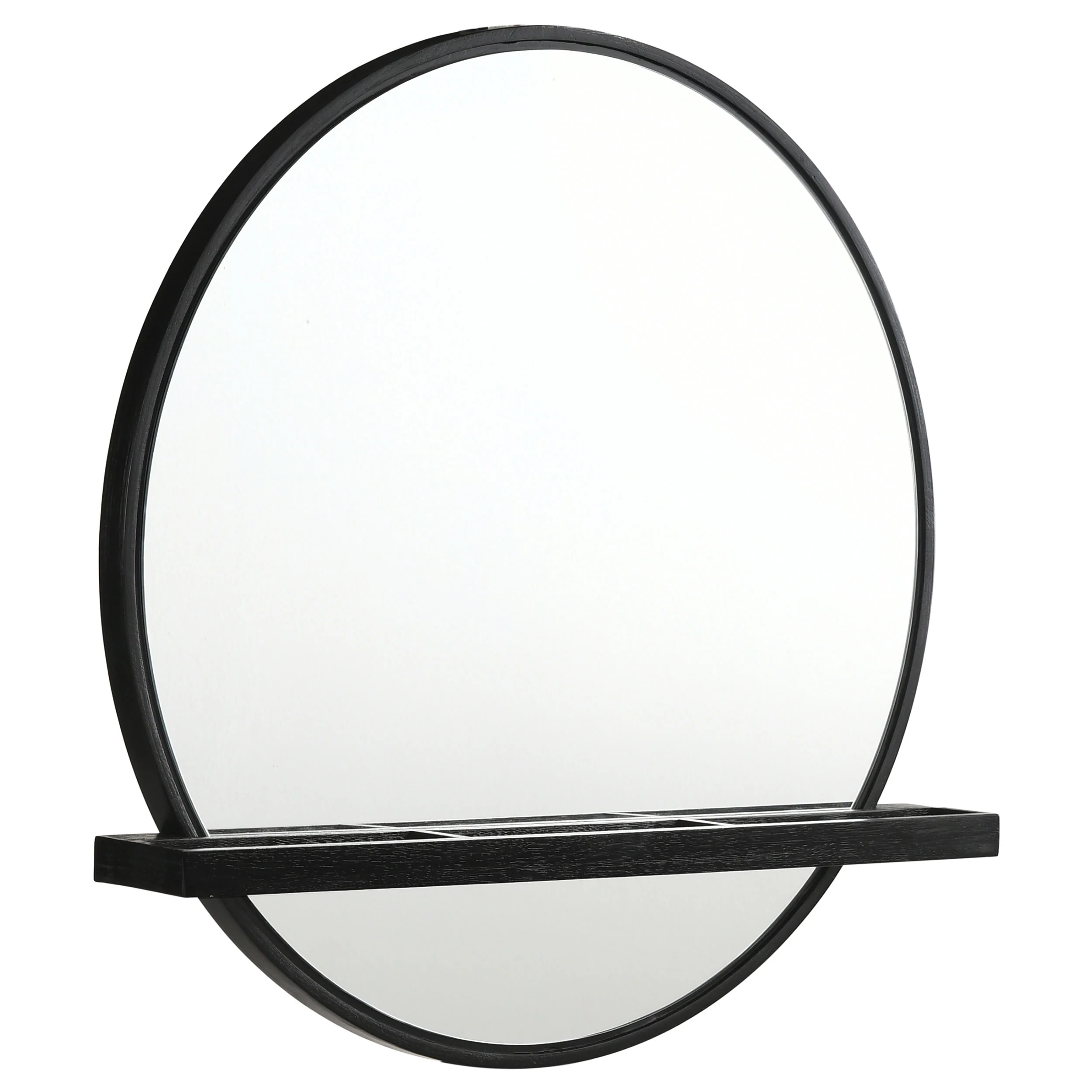 Arini 2-Piece Black Makeup Vanity Table and Mirror Set - Image 7