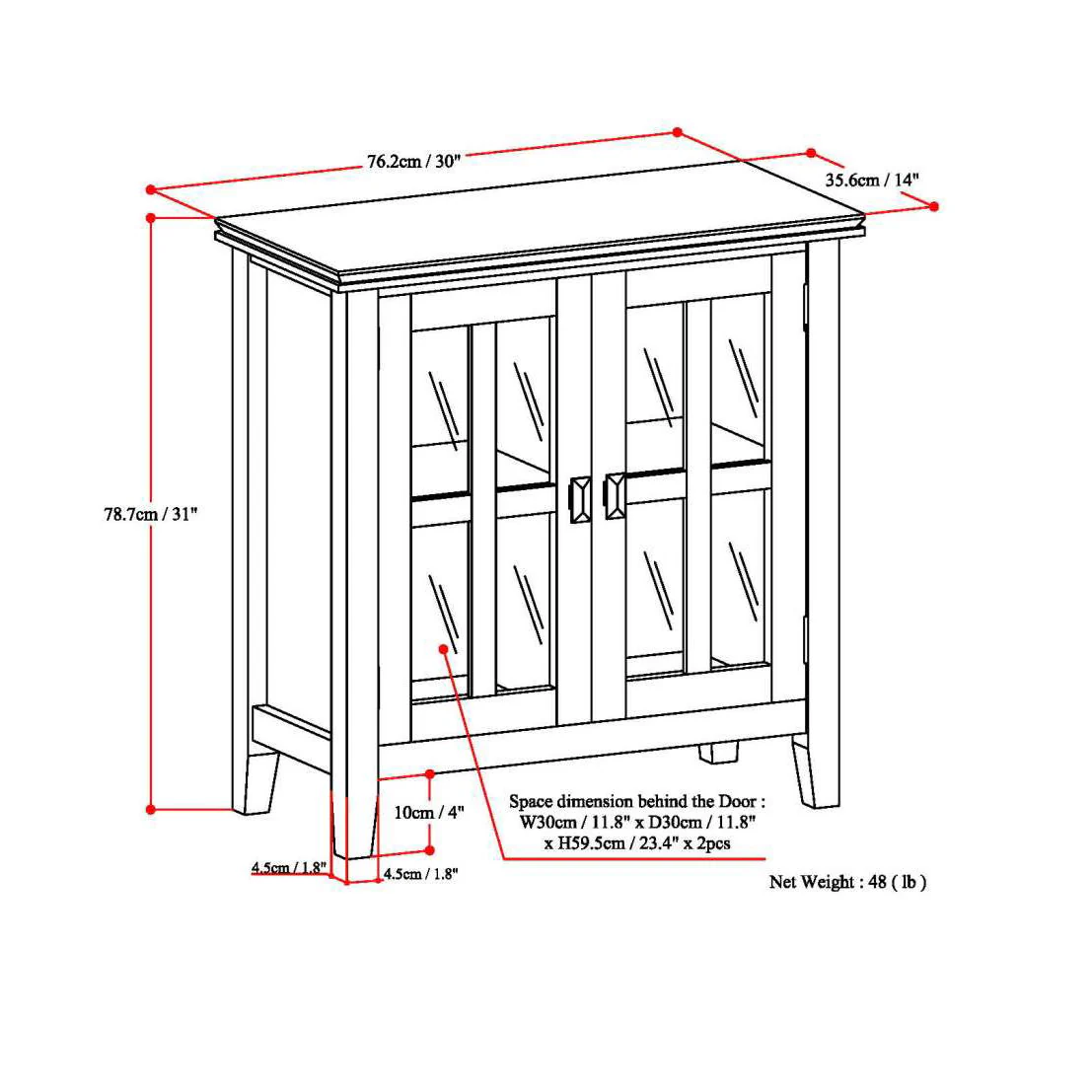 Artisan - Handcrafted Low Storage Cabinet - Image 16
