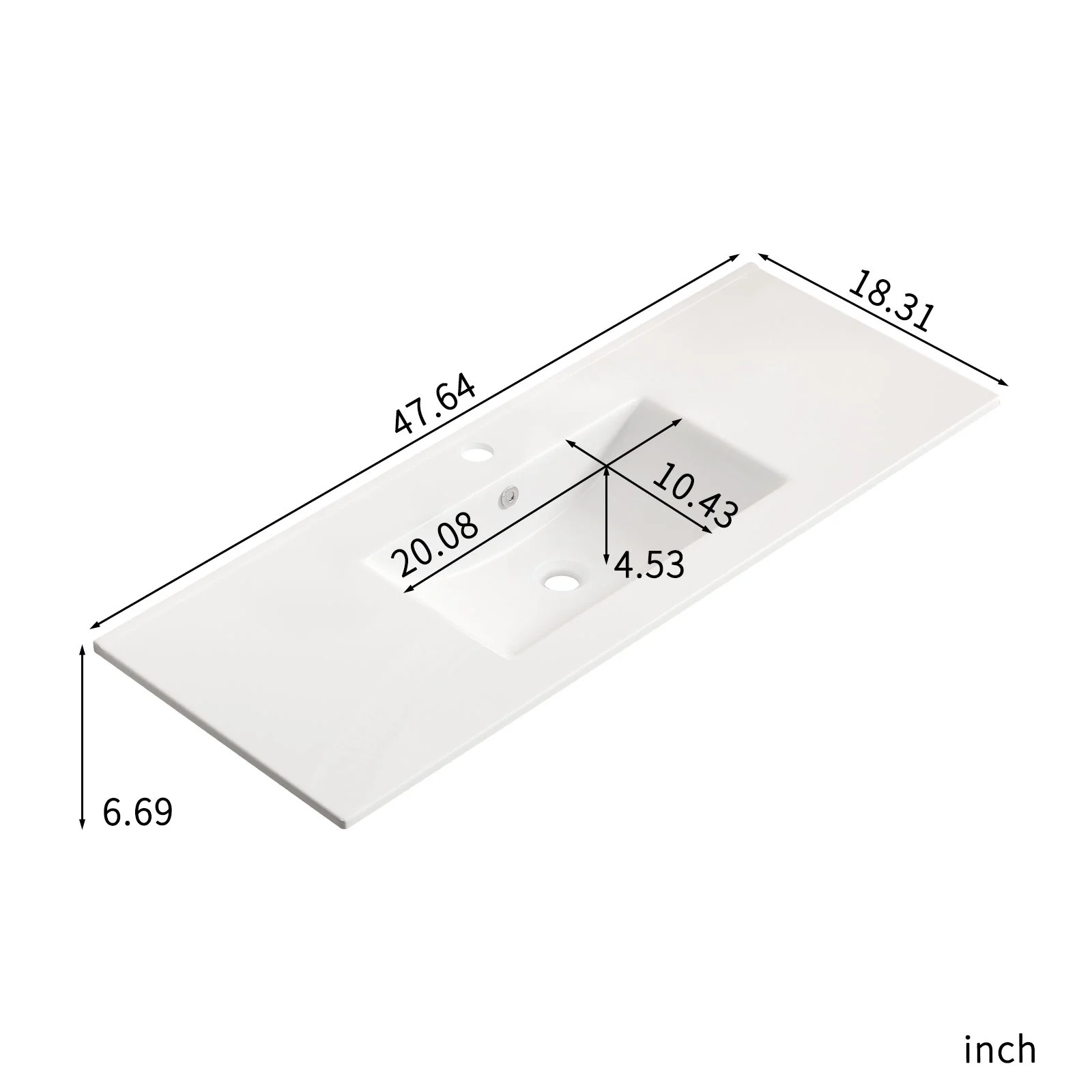 Bathroom Sink, Countertop Wash Basin For Bathroom - Image 4