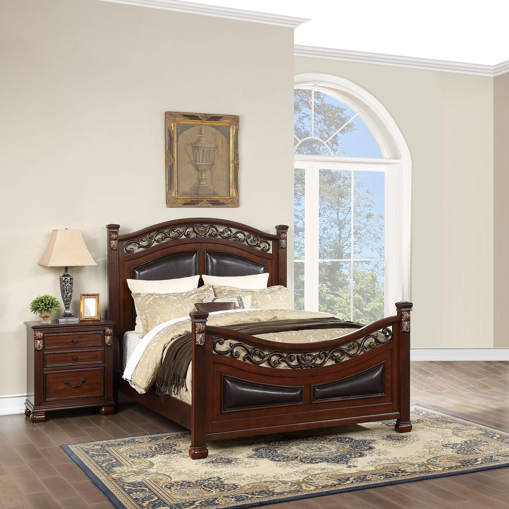 Bed Padded Headboard And Footboard - Image 5