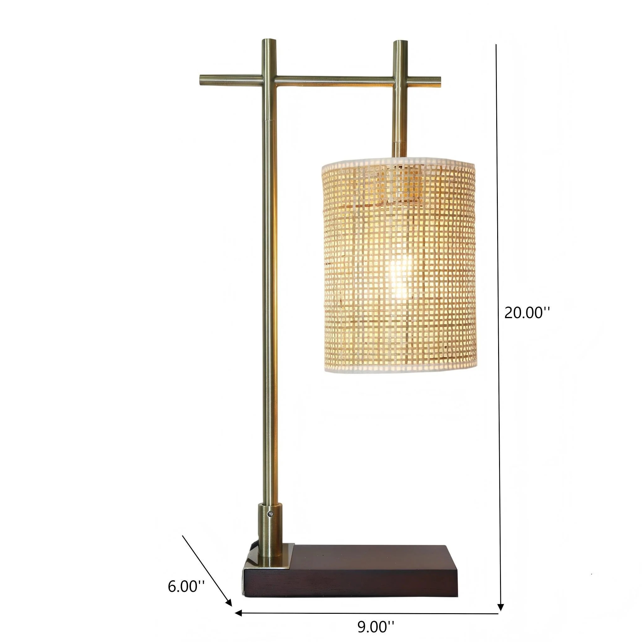 Bedroom Table Lamp With Lampshade - Bronze - Image 7