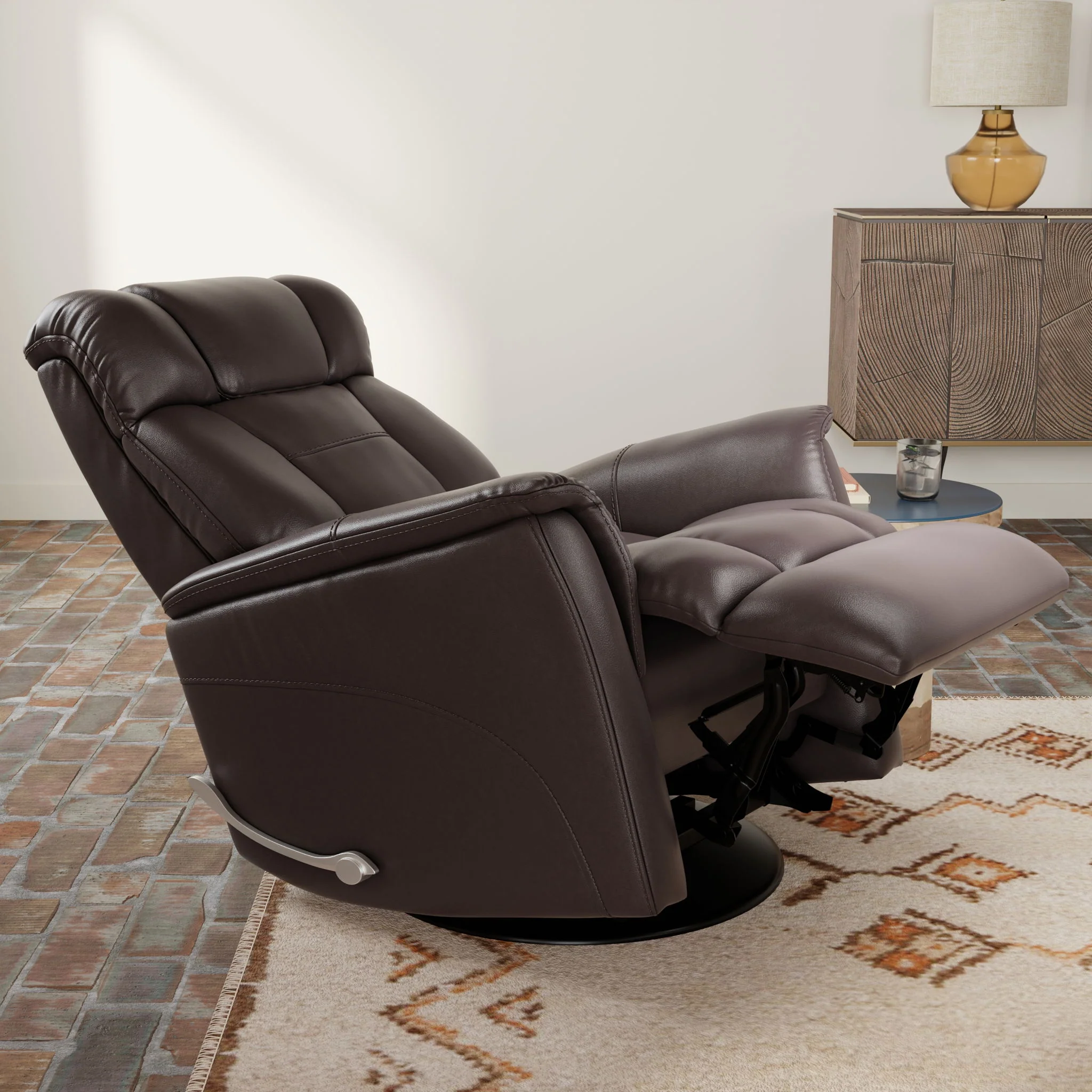 Bentley - Swivel Glider Recliner With Manual Adjustable Headrest & Footrest - Image 17