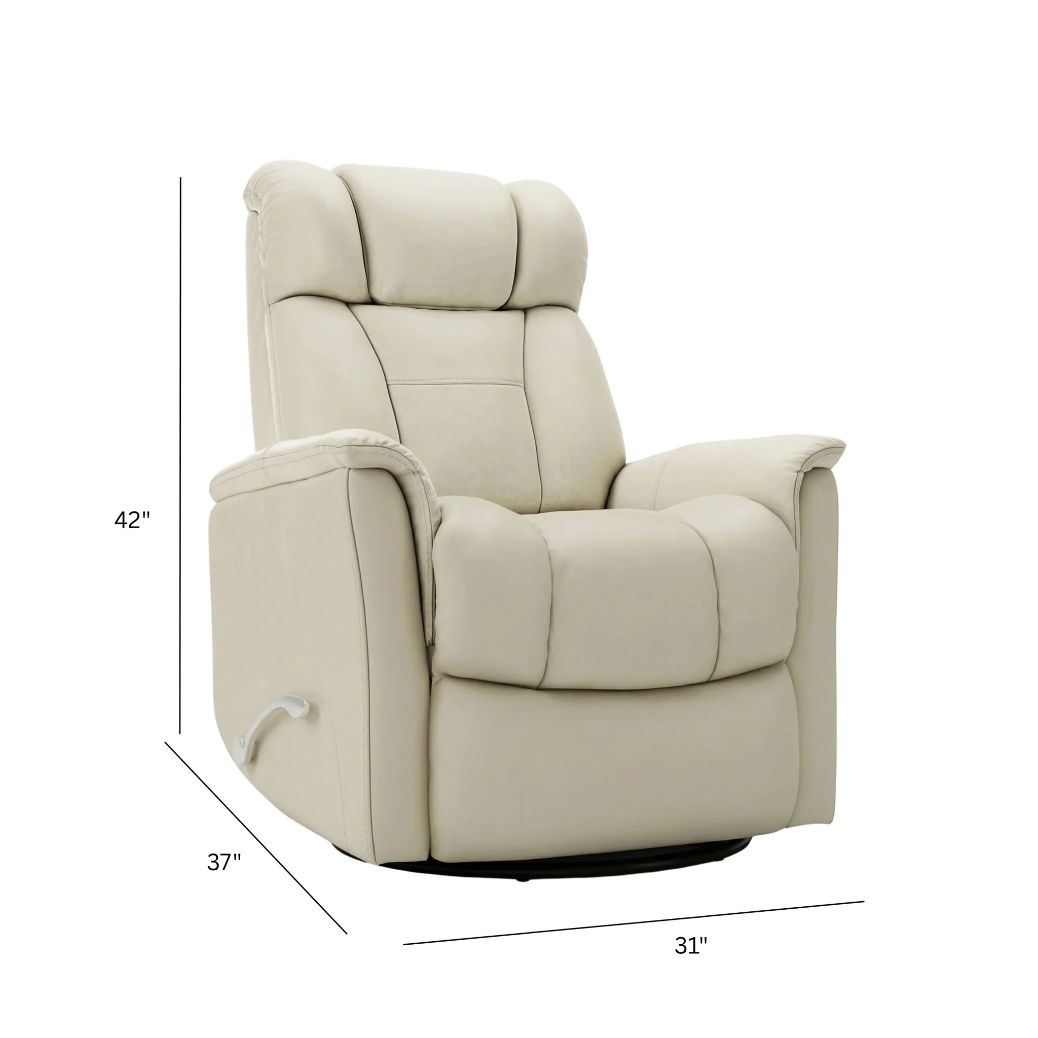 Bentley - Swivel Glider Recliner With Manual Adjustable Headrest & Footrest - Image 20