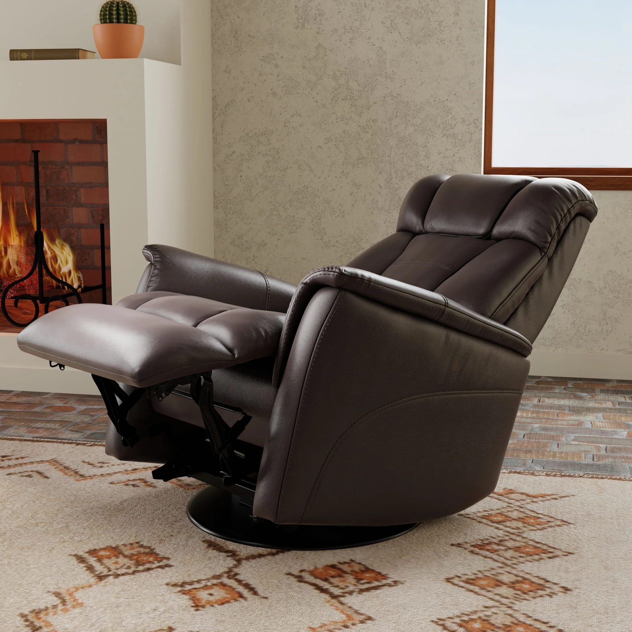 Bentley - Swivel Glider Recliner With Manual Adjustable Headrest & Footrest - Image 5