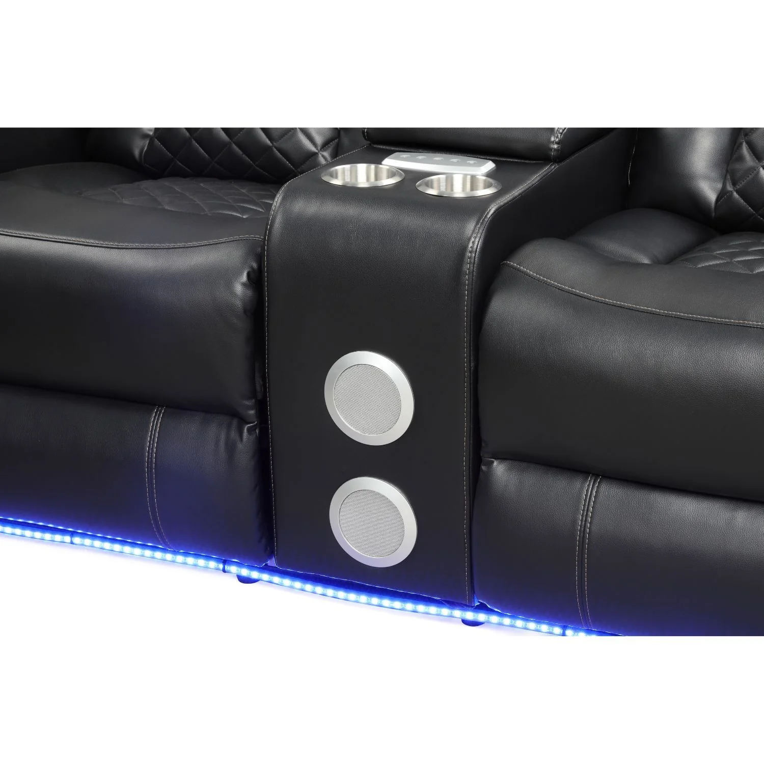 Benz - Power Reclining Loveseat & LED Lighting And Built In USB - Image 20