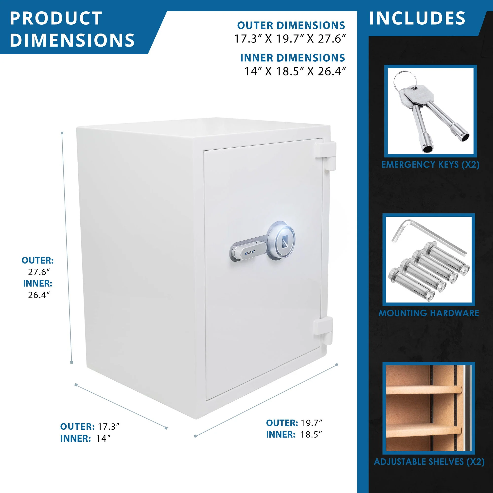 Biometric Fireproof Protection Safe - Image 5