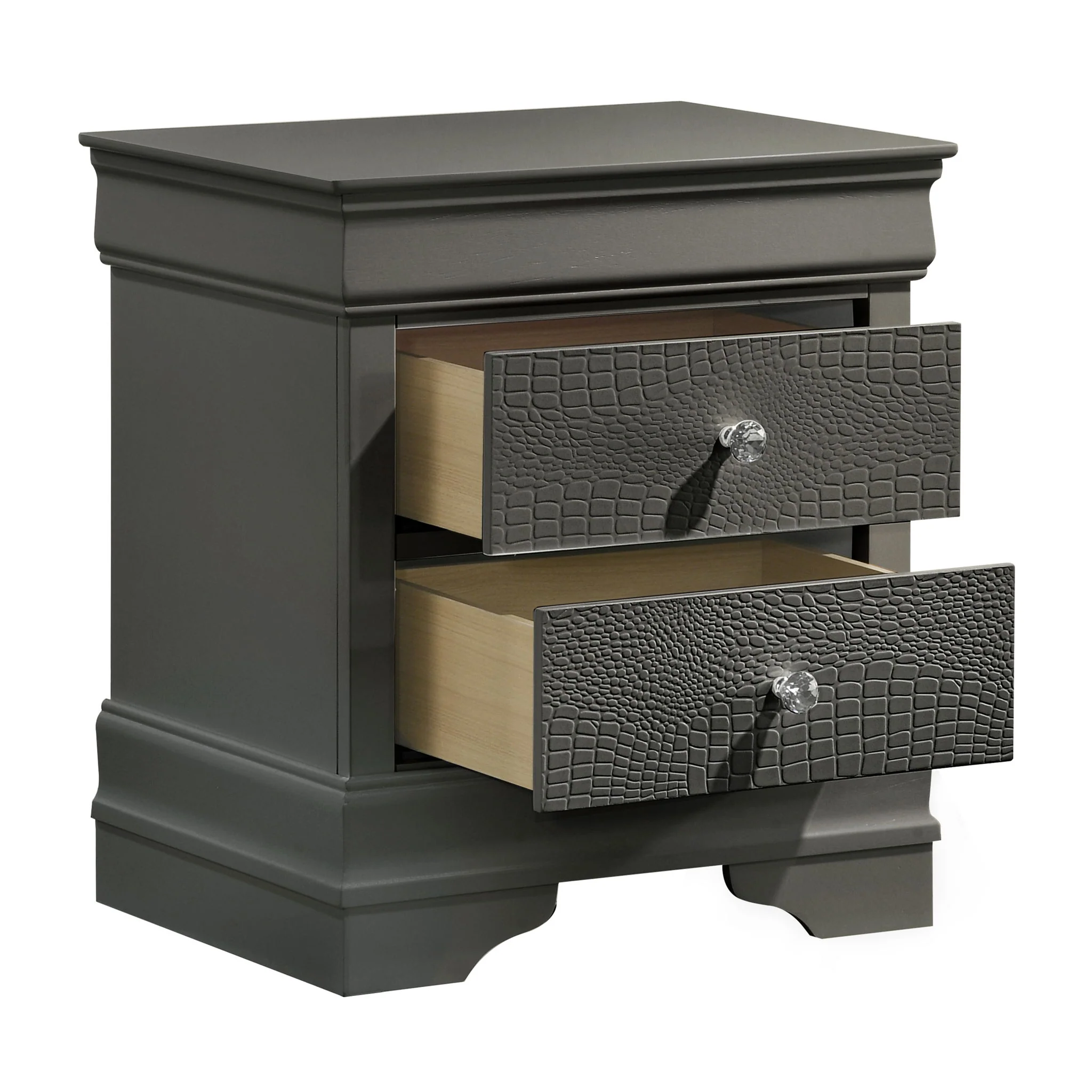 Blaze - 2 Drawer Modern Nightstand - Image 12