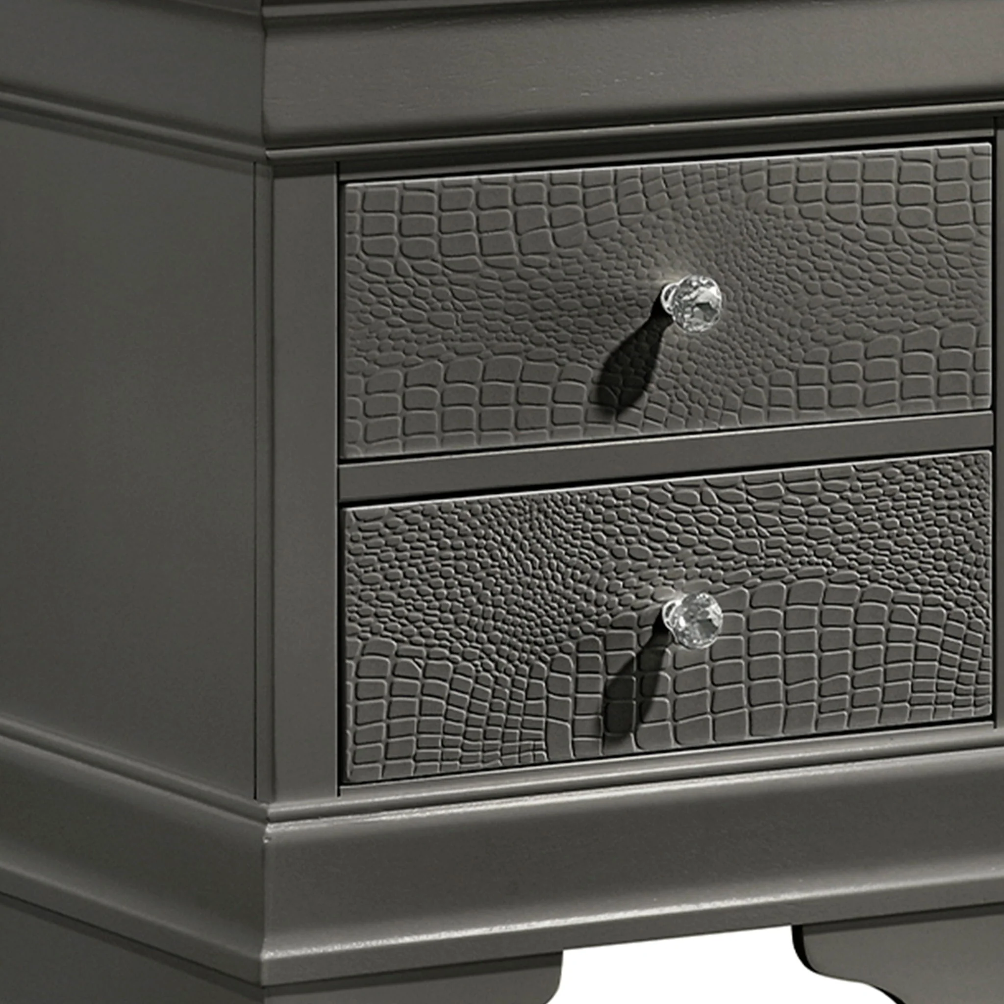 Blaze - 2 Drawer Modern Nightstand - Image 3
