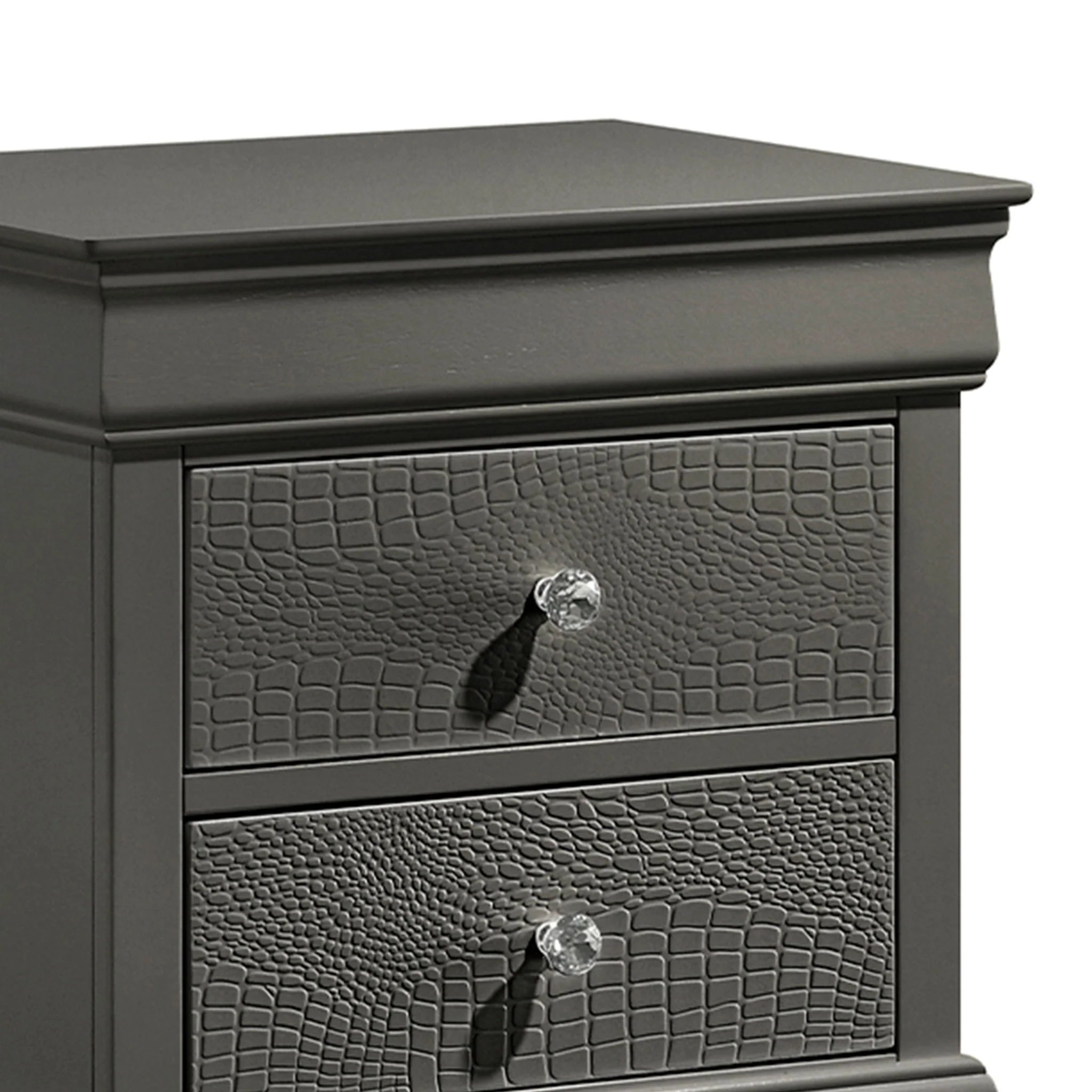 Blaze - 2 Drawer Modern Nightstand - Image 4