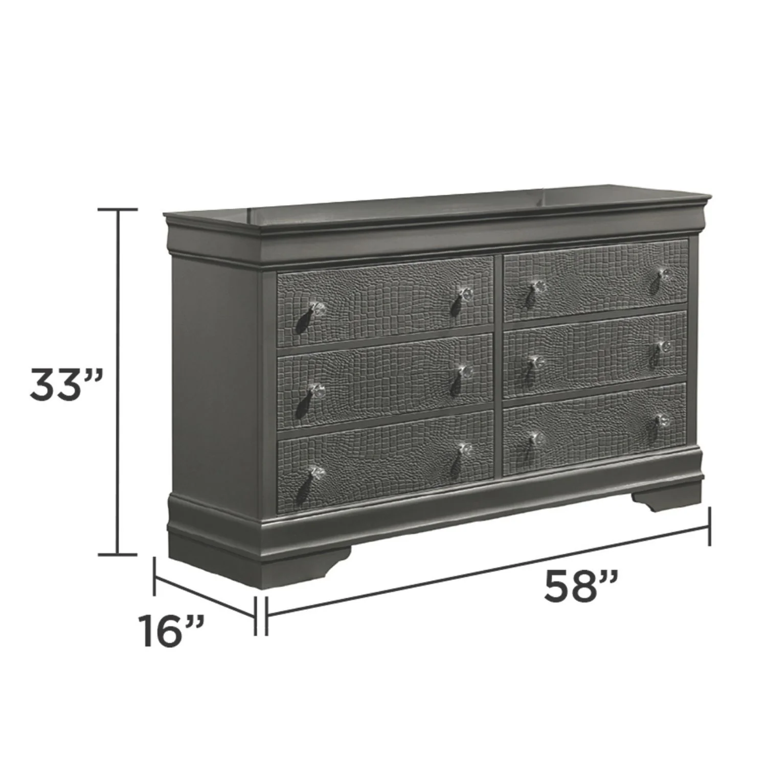 Blaze - 6 Drawer Dresser - Image 13