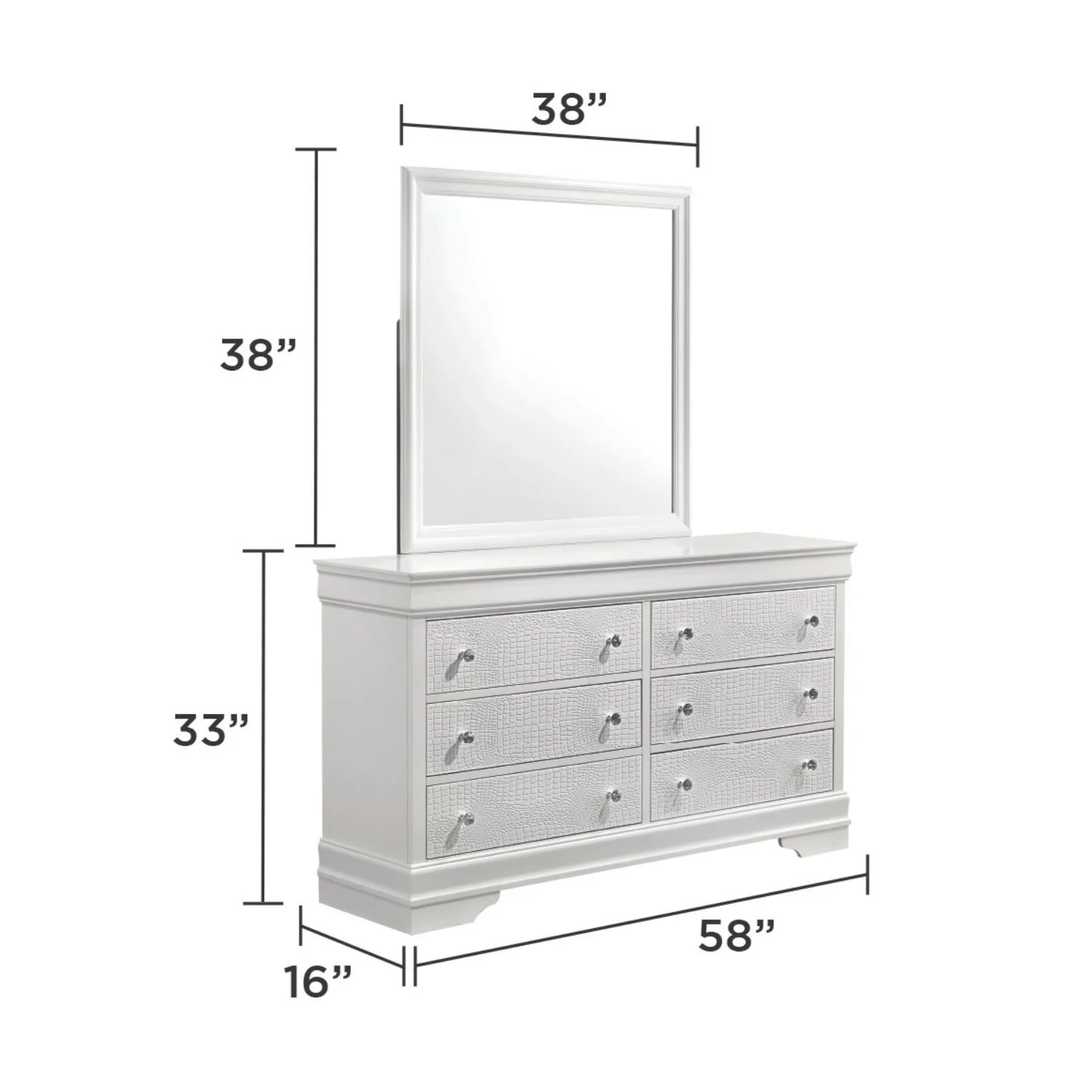 Blaze - 6 Drawer Dresser - Image 6
