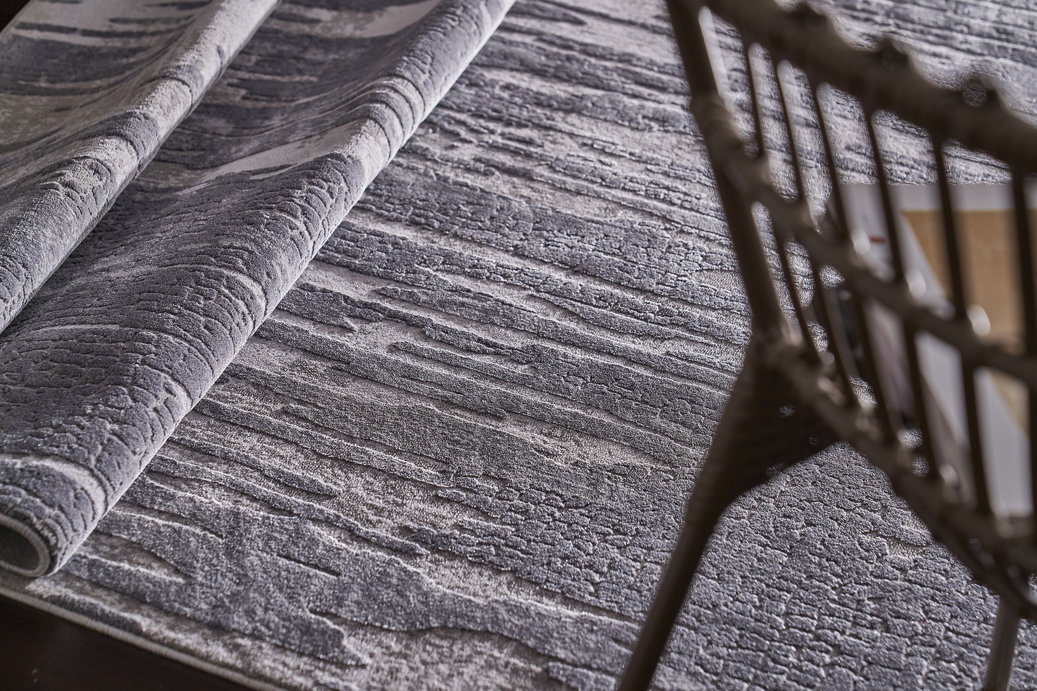 Bled - Carpet 5'x8' - Dark Gray - Image 4