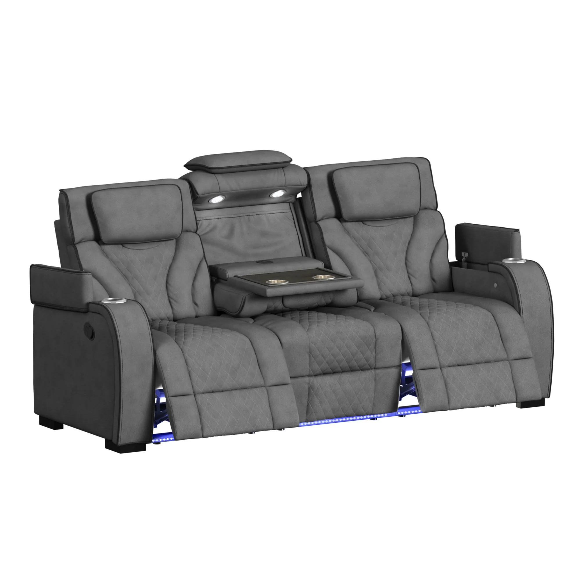 Blitz - Motion Sofa With DDT, Reading Light, Wireless Charger And LED - Image 3