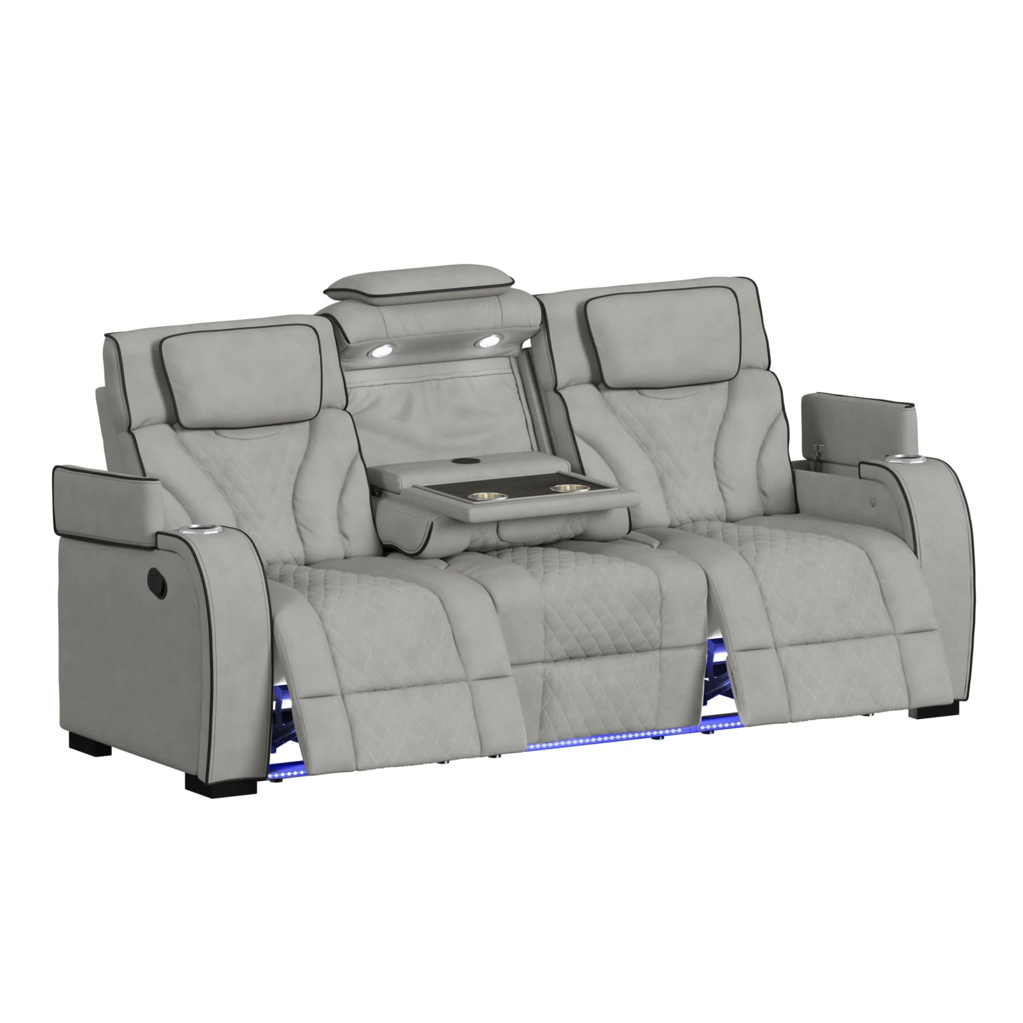 Blitz - Motion Sofa With DDT, Reading Light, Wireless Charger And LED - Image 6